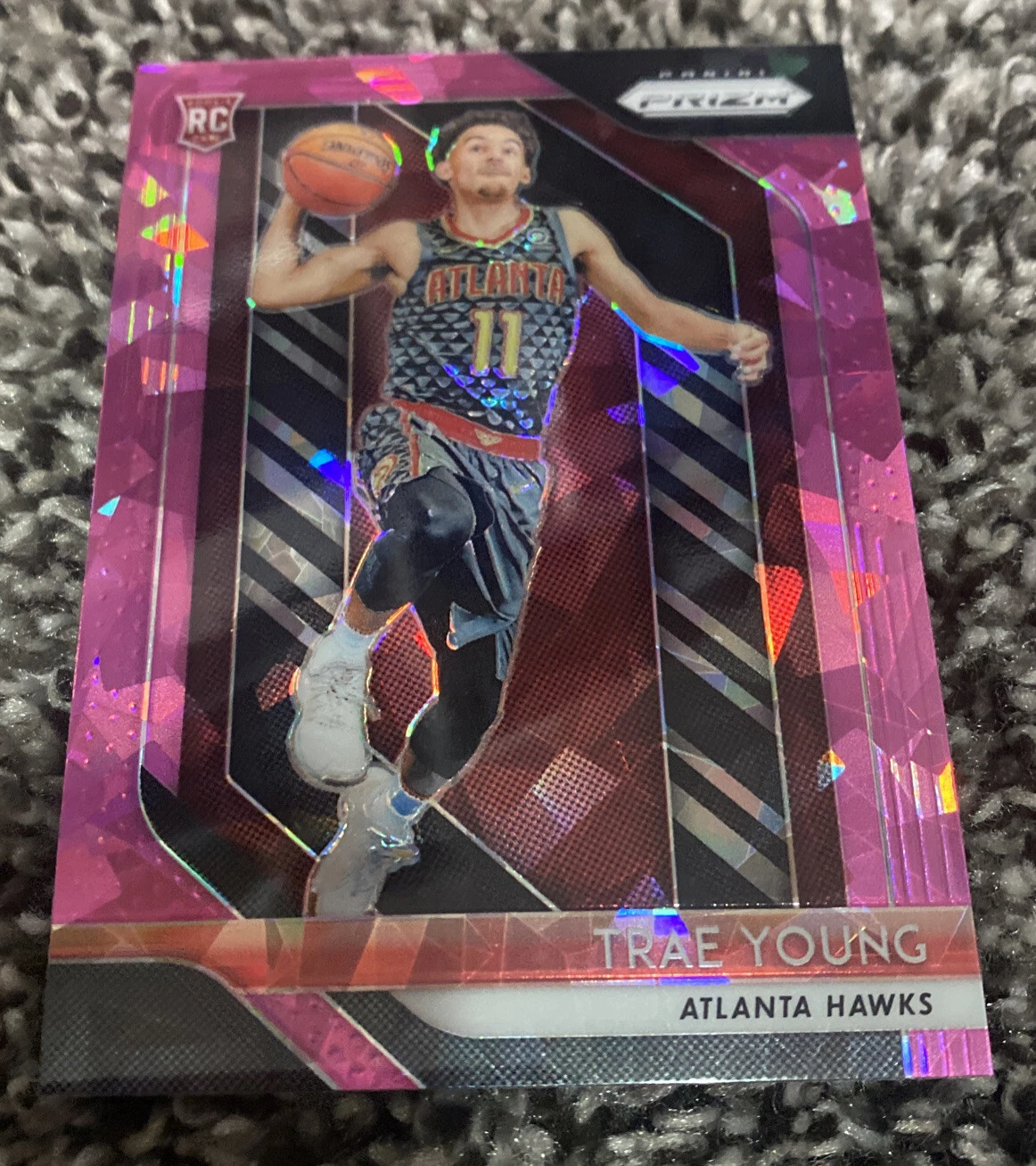 Trae Young 2018-19 Panini Prizm Pink Ice Rookie RC Atlanta Hawks
