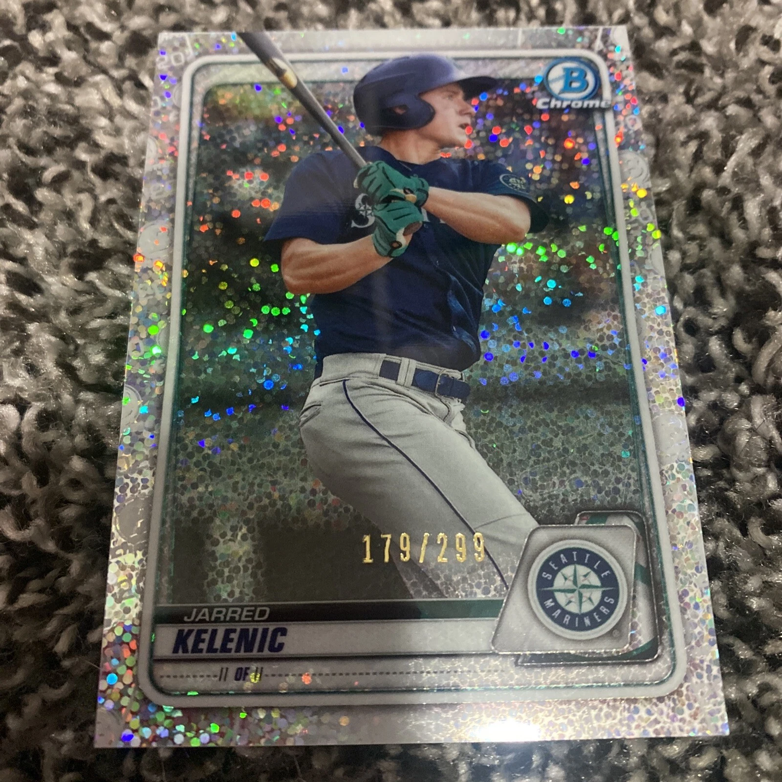 2020 Bowman Chrome Jarred Kelenic Prospect Speckle Refractor #179/299 #BCP94
