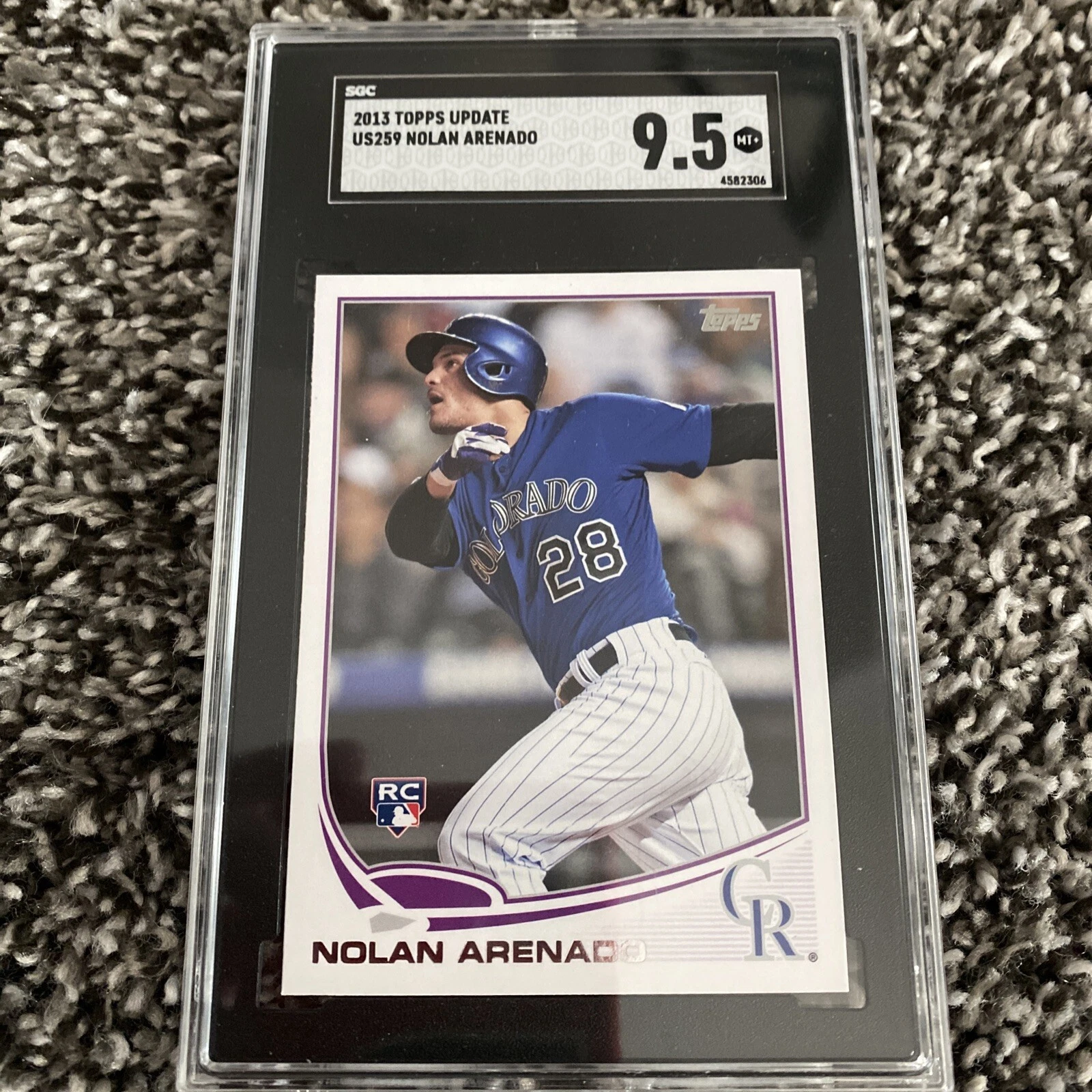 2013 Topps Update Nolan Arenado Rookie US259 RC Rockies Cardinals SGC 9.5 MT+
