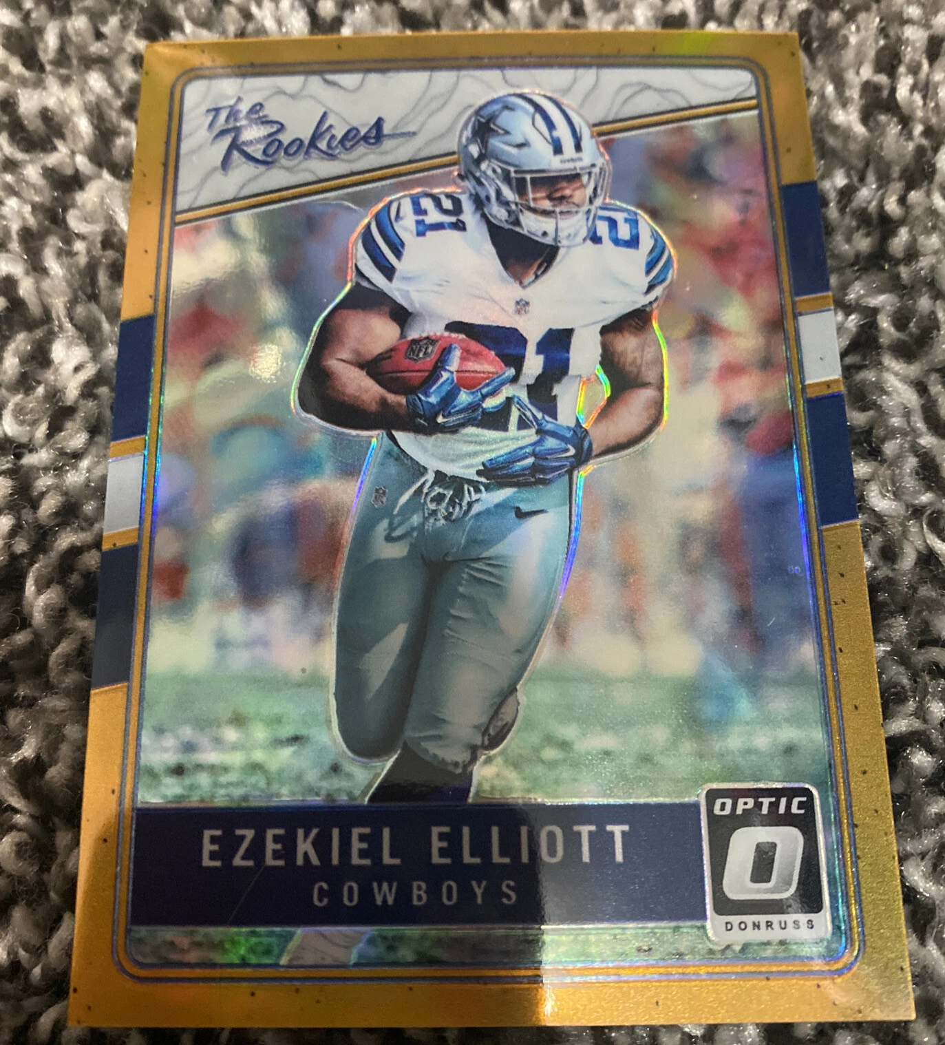 2016 DONRUSS OPTIC THE ROOKIES Gold #10 EZEKIEL ELLIOTT #'D /10 READ PLEASE
