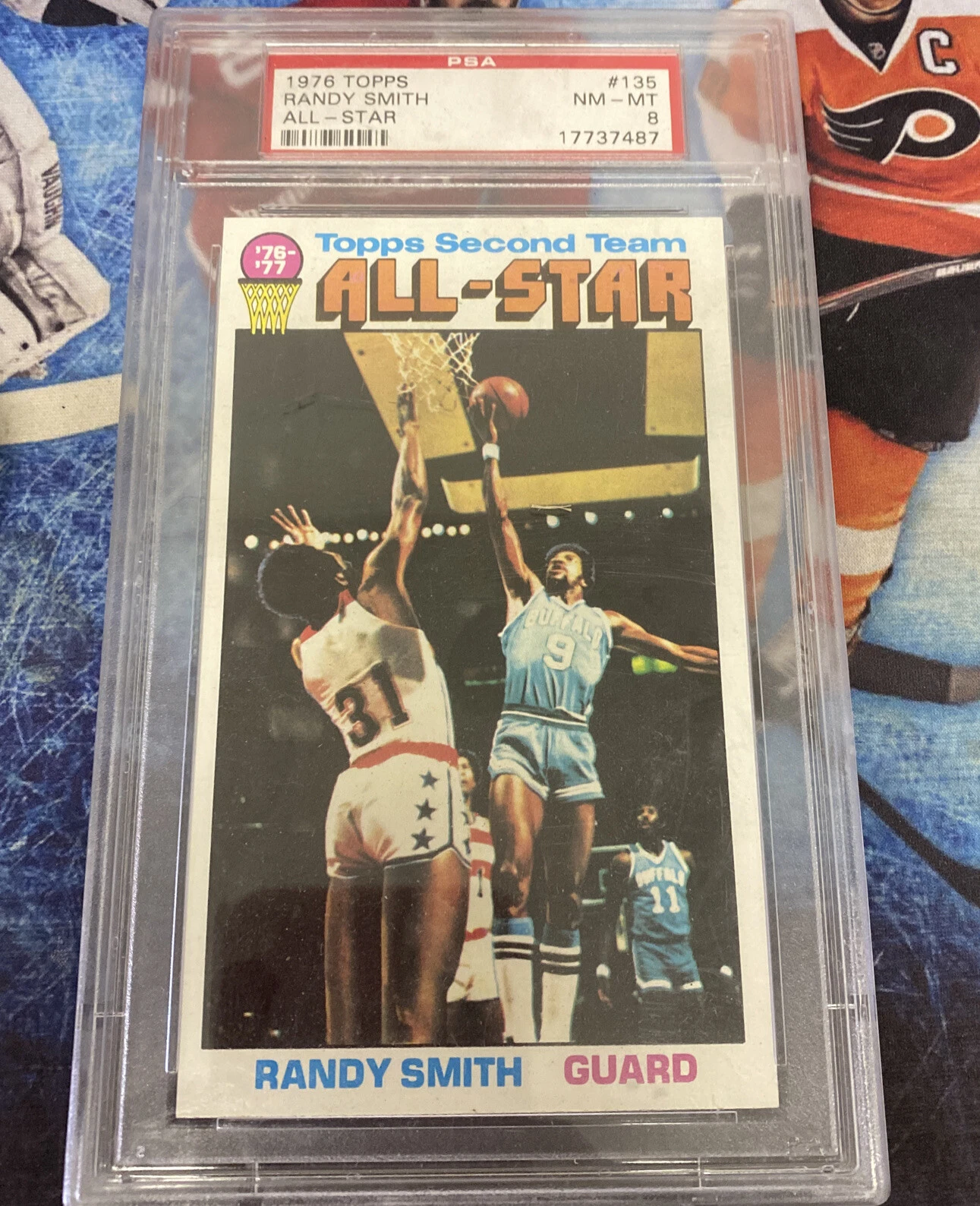 1976 TOPPS BASKETBALL #135 RANDY SMITH PSA 8 COLLECTIBLE MEMORABILIA
