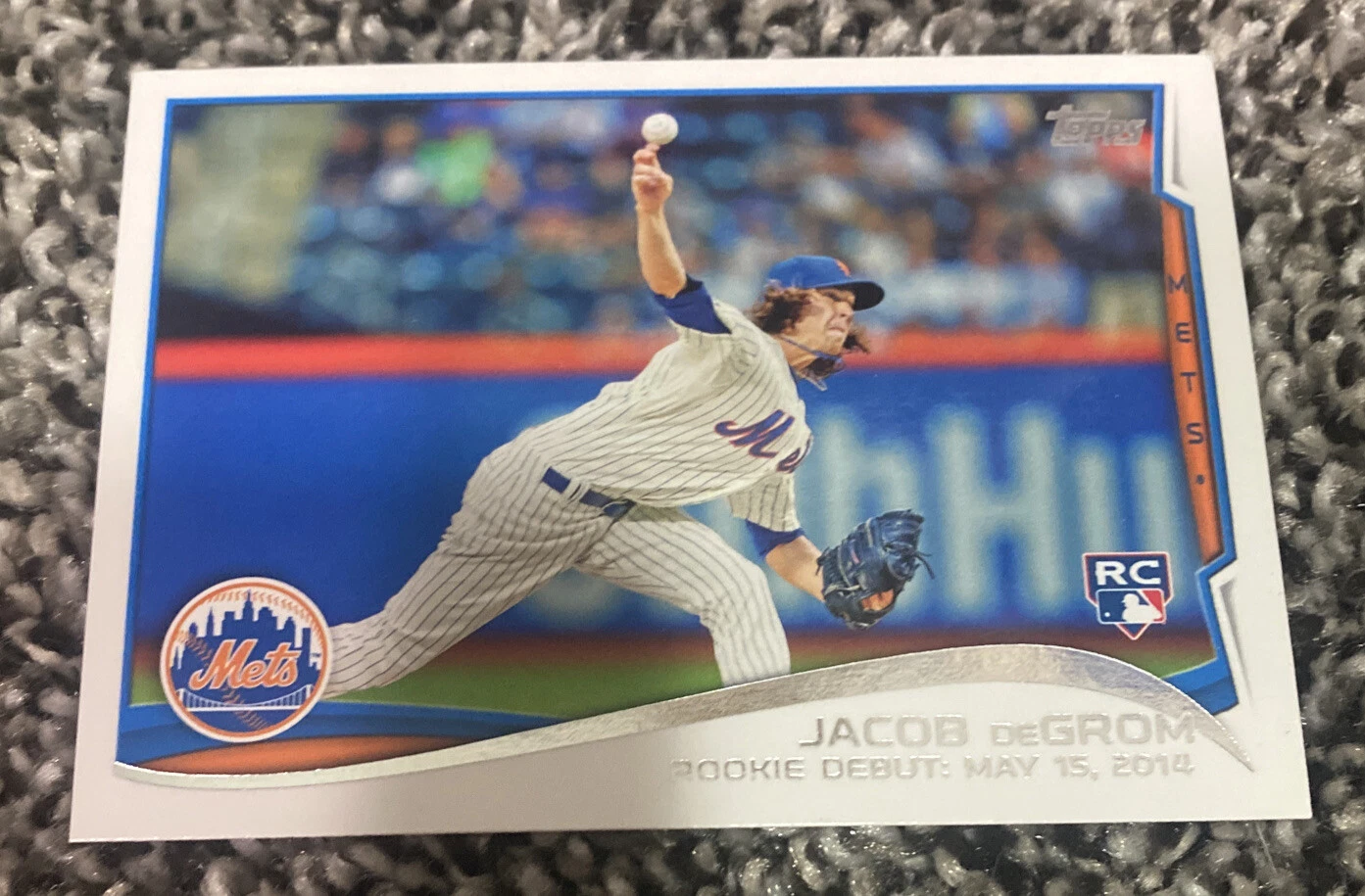 2014 Topps Update #US57 Jacob DeGrom Rookie Card NM New York Mets 2
