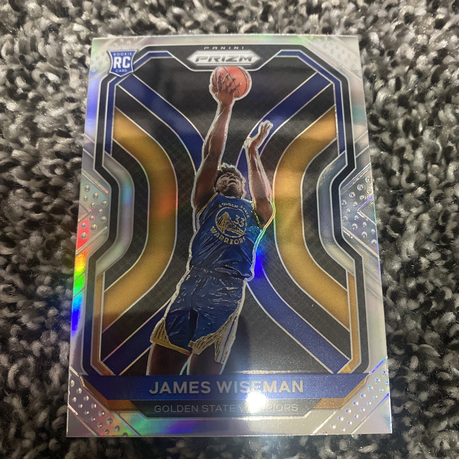 2020-21 Prizm James Wiseman Silver Prizm Rookie RC #268 Warriors 2
