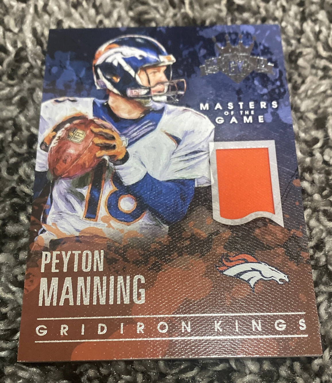 2015 Panini Gridiron Kings Masters Materials Peyton Manning #MOG-PM #68/249
