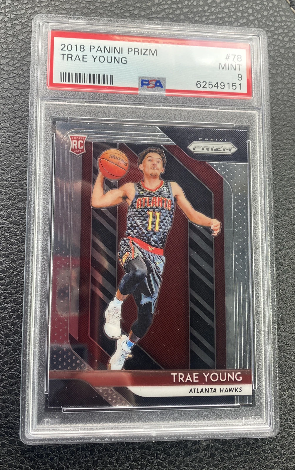 2018 Panini Prizm #78 Trae Young PSA 9

