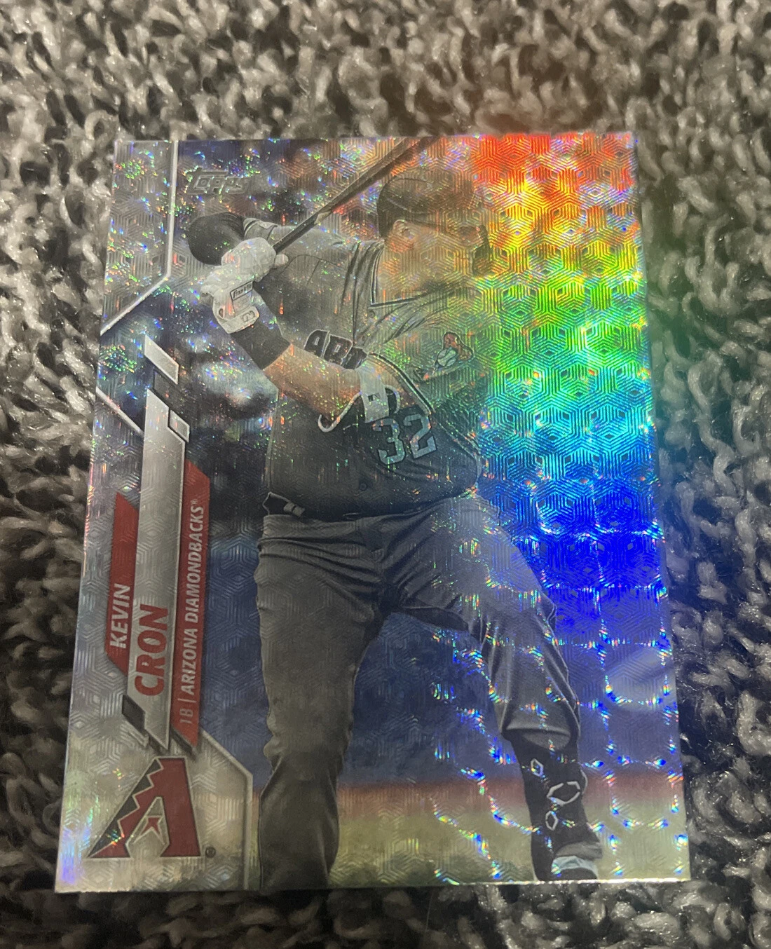 2020 Topps KEVIN CRON Foilfractor 1/1 One of One ARIZONA DIAMONDBACKS
