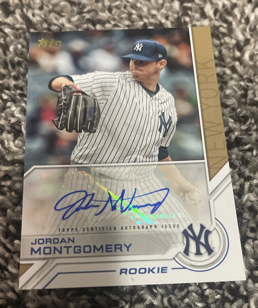 2017 Topps Update Salute Rookie Auto - Jordan Montgomery - Yankees RC!
