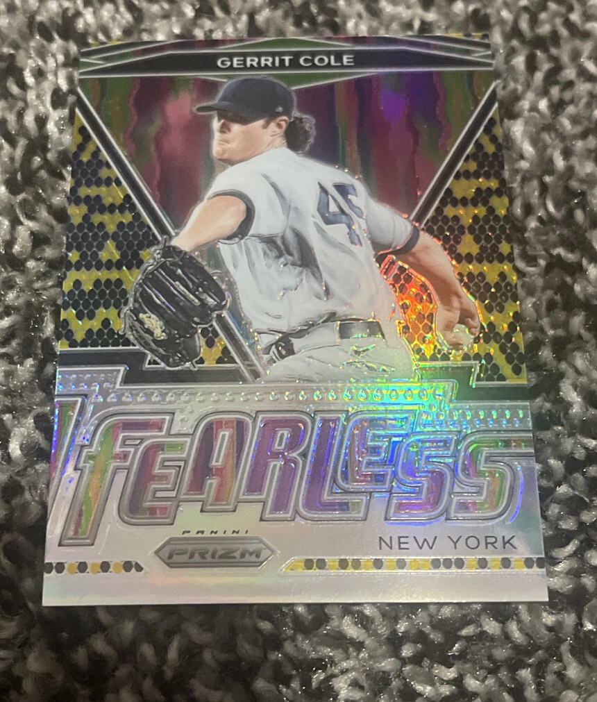GERRIT COLE 2021 Panini Prizm Snake Skin 19/50 NY YANKEES ACE!!
