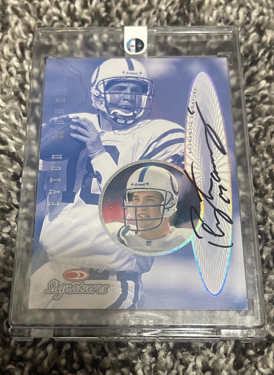 1999 Donruss Preferred Signatures Peyton Manning On Card SP AUTO Autograph Colts
