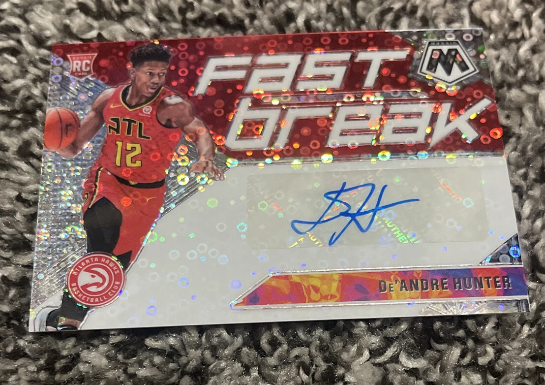 2019 Panini Donruss Optic Fast Break Signatures De'Andre Hunter Rookie Auto RC
