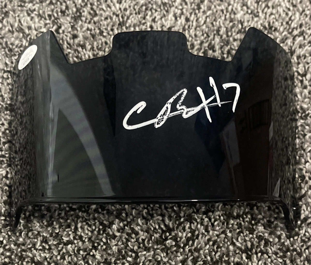 CAMERON RISING SIGNED AUTOGRAPHED UTAH UTES FULL SIZE HELMET VISOR JSA COA
