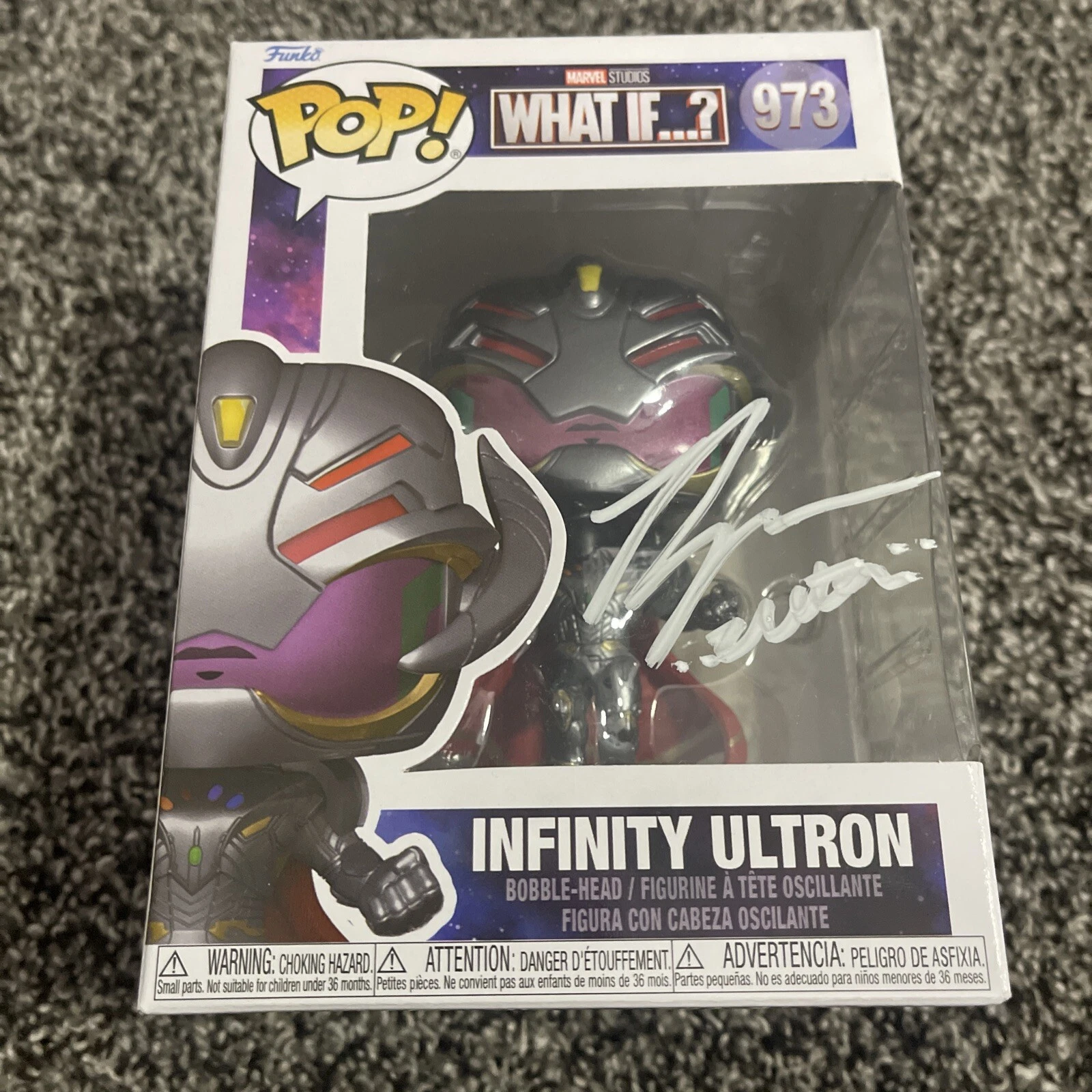 Ross Marquand Signed Funko Pop Autographed Infinity Ultron Marvel #973 JSA COA
