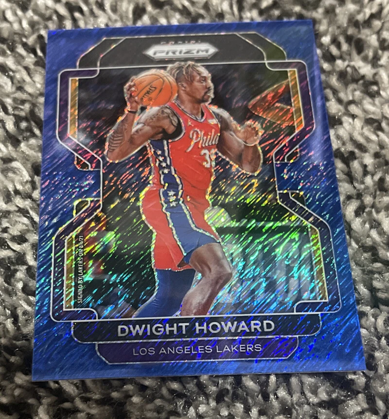 2021-22 Panini Blue Shimmer Prizm #172 Dwight Howard Los Angeles Lakers 25/30
