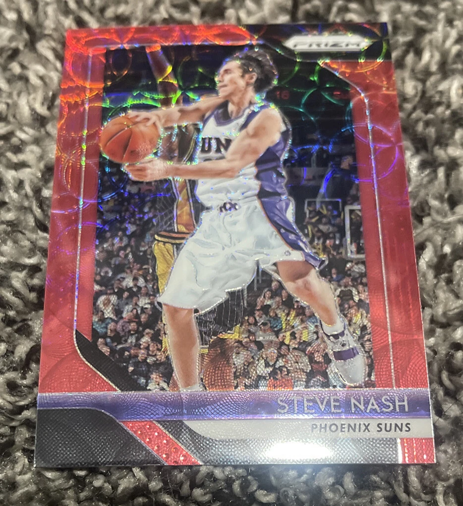 STEVE NASH 2018-19 DONRUSS OPTIC RED CHOICE PRIZM! #10/88! PHOENIX SUNS!
