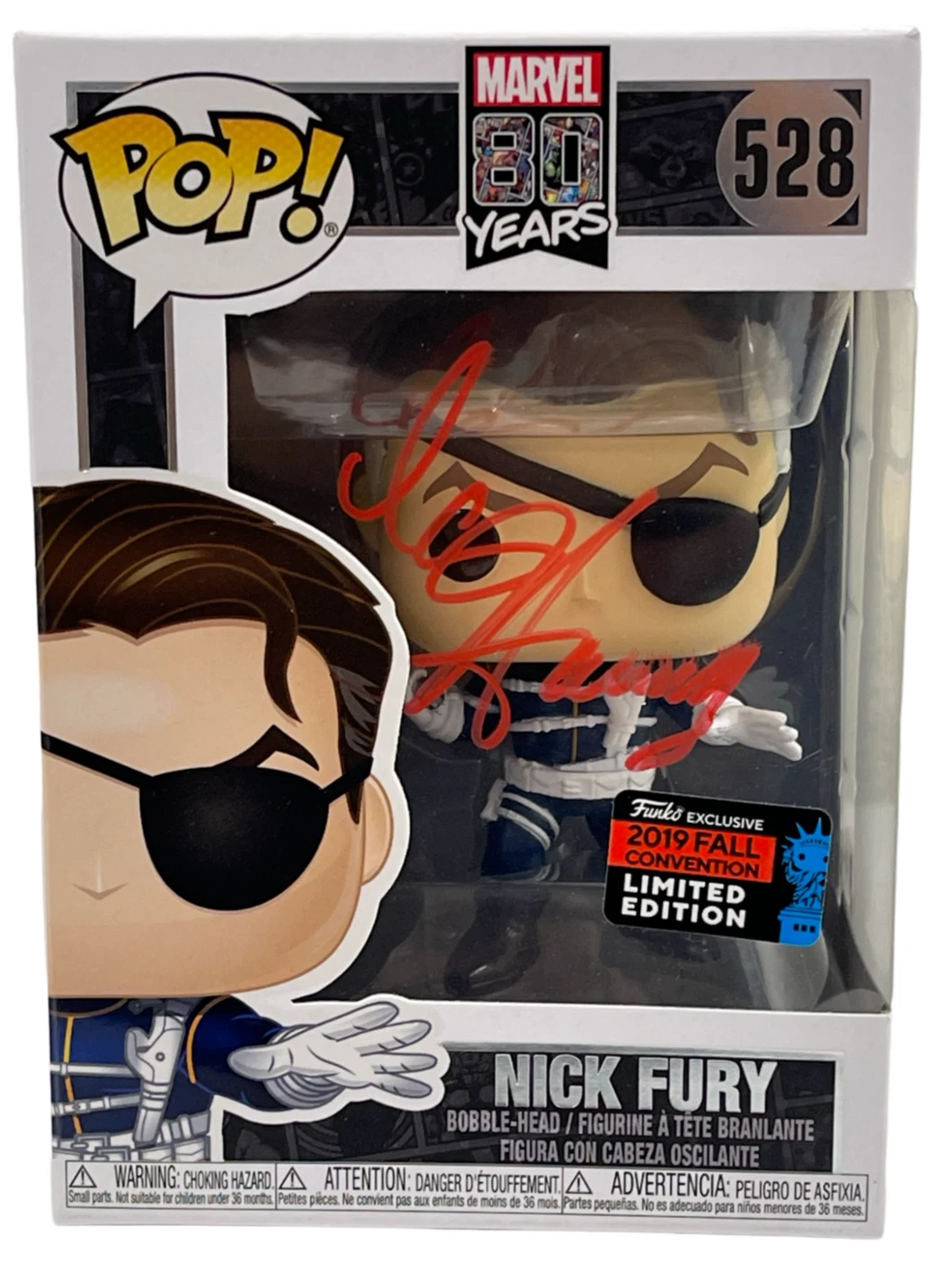 DAVID HASSELHOFF SIGNED NICK FURY FUNKO MARVEL 528 AUTHENTIC AUTOGRAPH BECKETT
