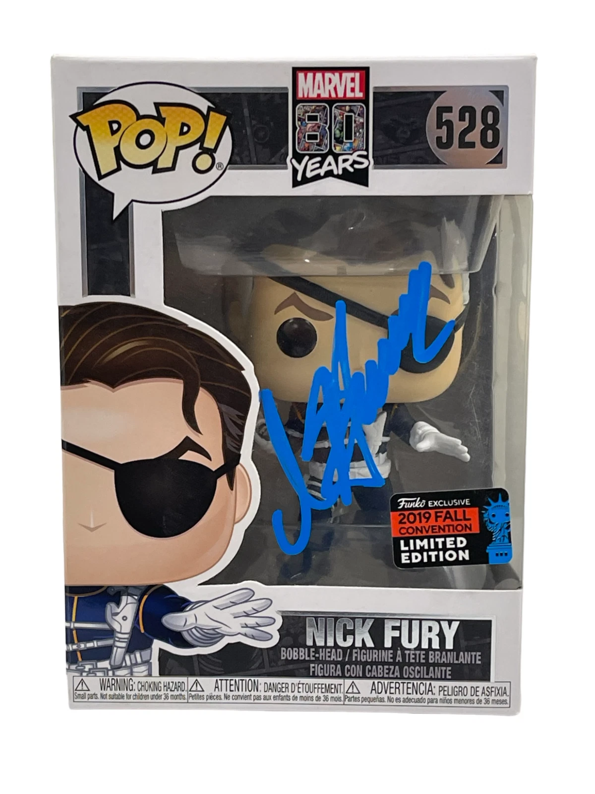 DAVID HASSELHOFF SIGNED NICK FURY FUNKO MARVEL 528 AUTHENTIC AUTOGRAPH BECKETT
