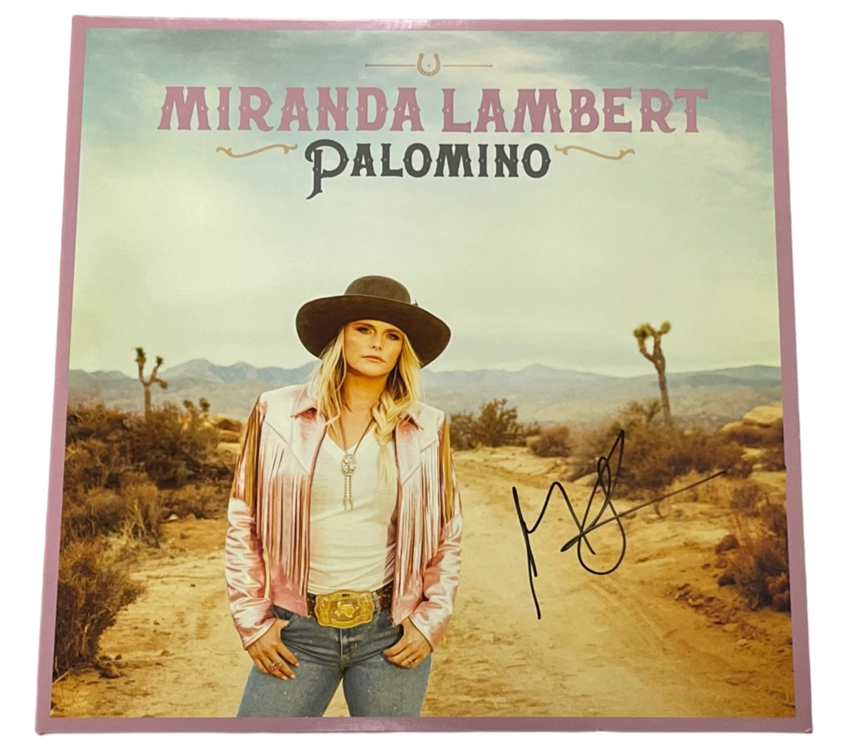 MIRANDA LAMBERT SIGNED PALOMINO ALBUM VINYL LP AUTHENTIC AUTOGRAPH BECKETT
