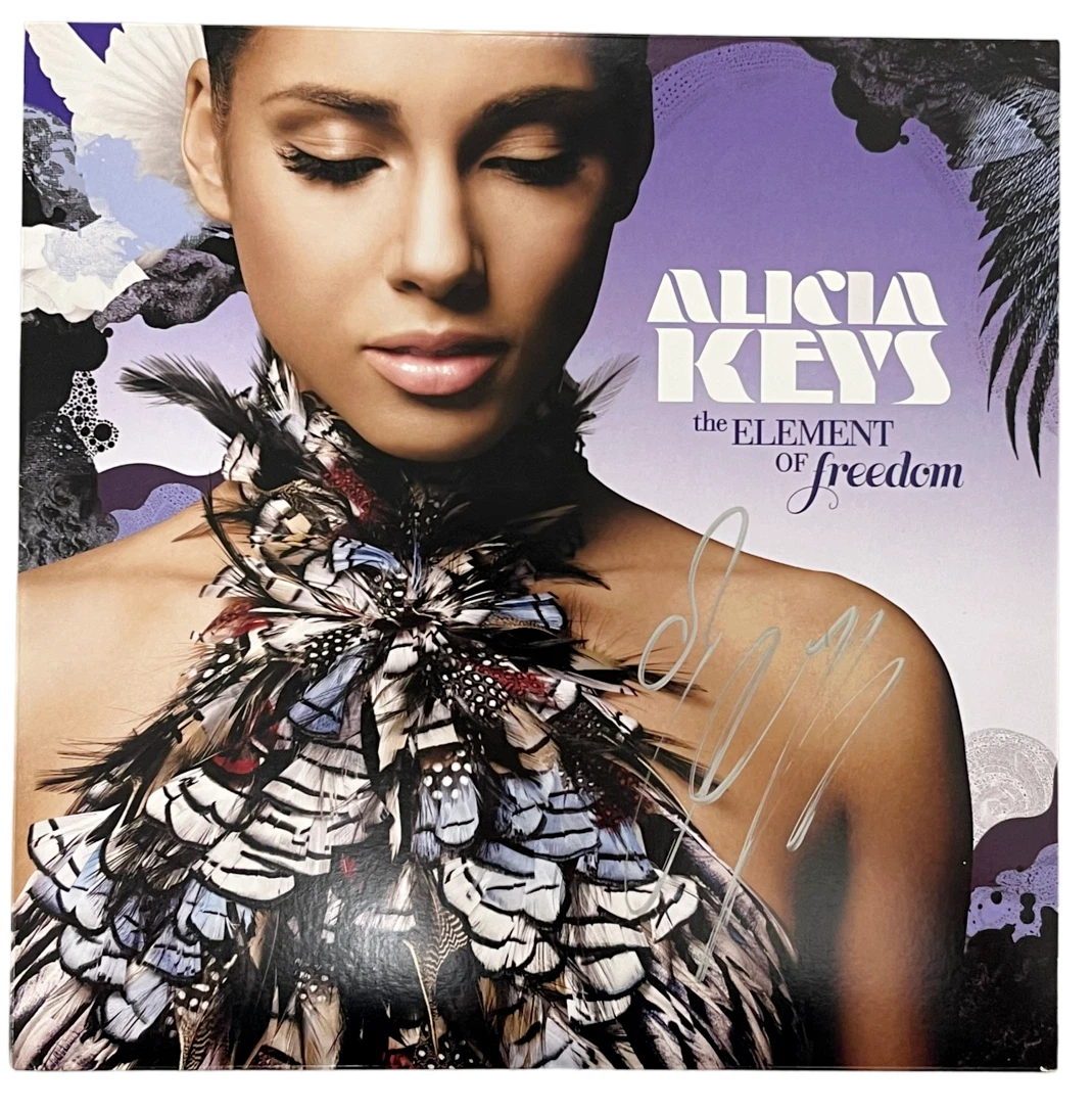 ALICIA KEYS SIGNED ALICIA ALBUM VINYL AUTHENTIC AUTOGRAPH BECKETT BECKETT COLLECTIBLE MEMORABILIA