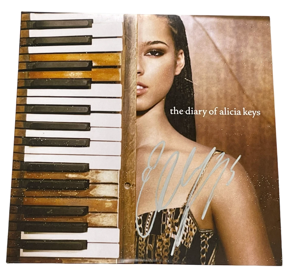 ALICIA KEYS SIGNED THE DIARY OF ALICIA KEYS ALBUM VINYL AUTOGRAPH BECKETT COLLECTIBLE MEMORABILIA