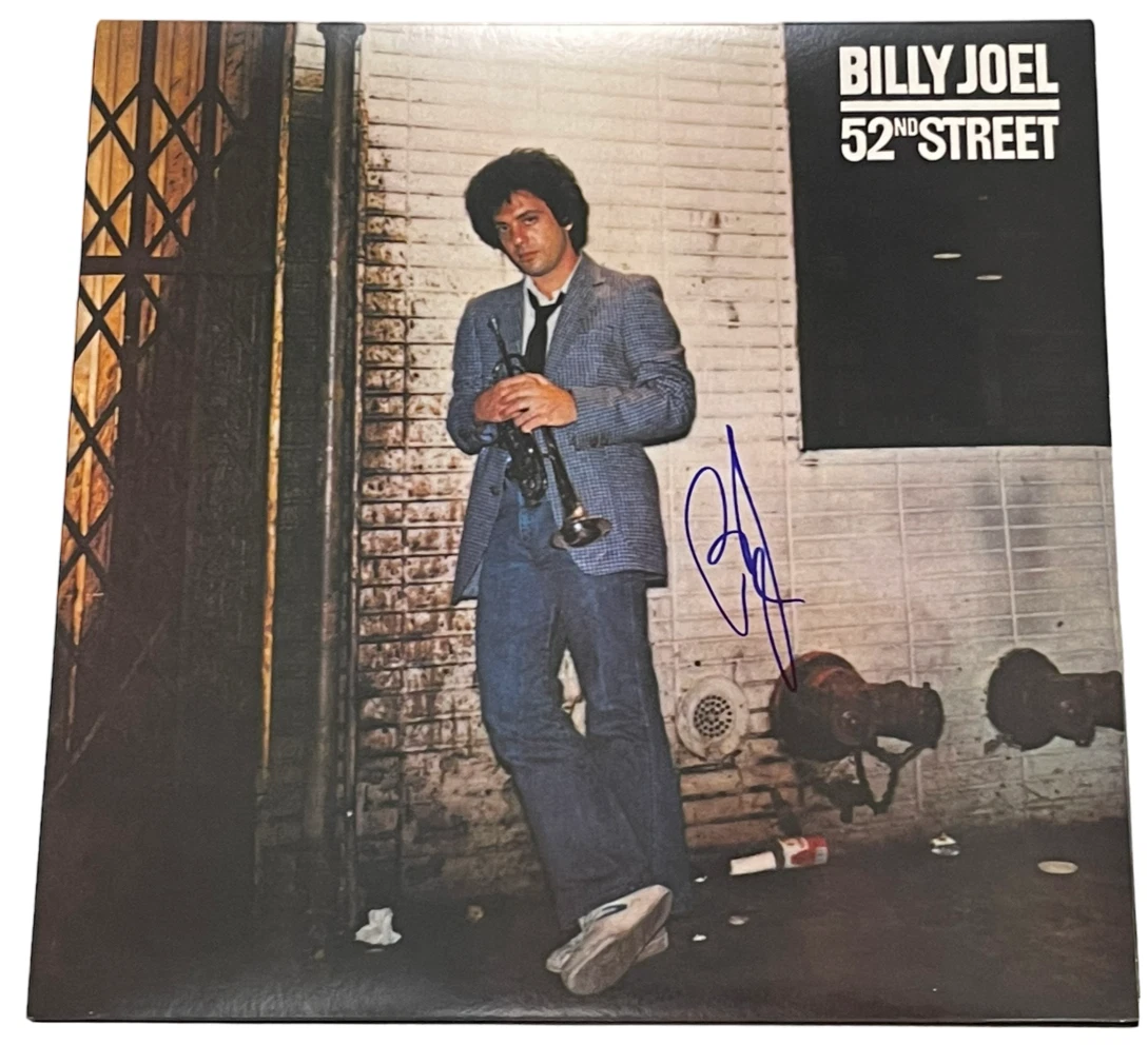 BILLY JOEL SIGNED 52ND STREET VINYL ALBUM LP AUTHENTIC AUTOGRAPH BECKETT
