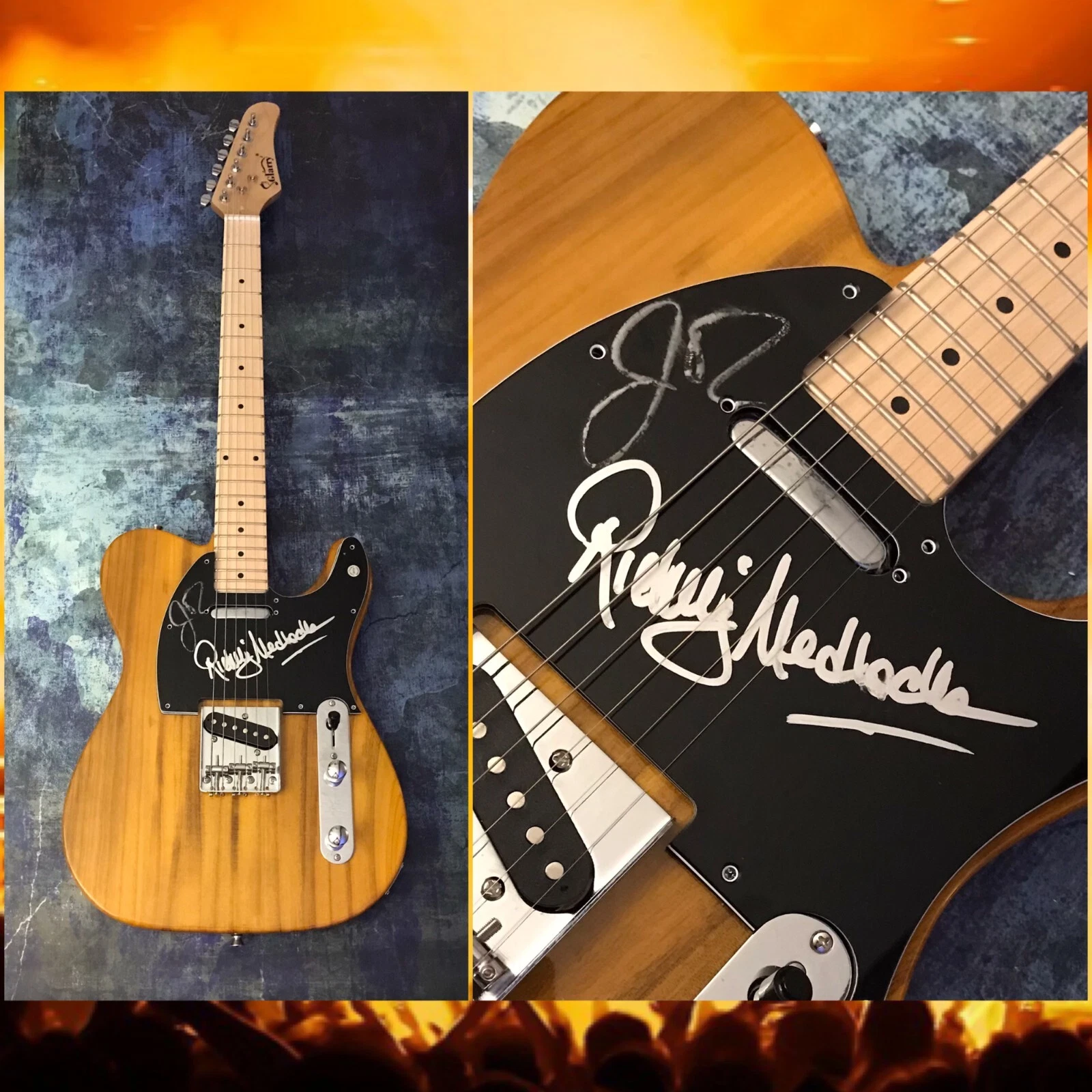 GFA Johnny Van Zant & Rickey * LYNYRD SKYNYRD * Band Signed Electric Guitar COA
