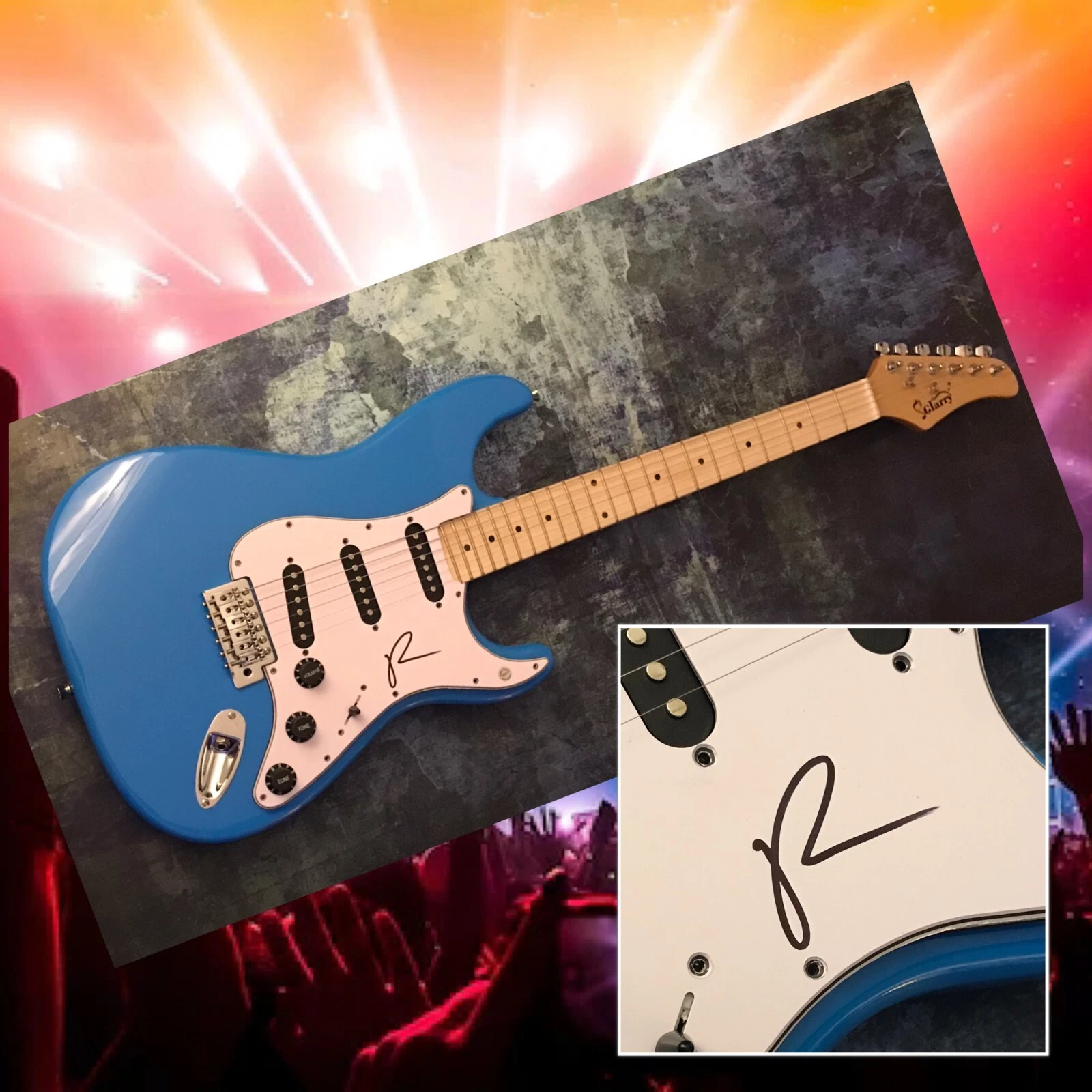 GFA Death Cab for Cutie Star * BEN GIBBARD * Signed Electric Guitar COA
