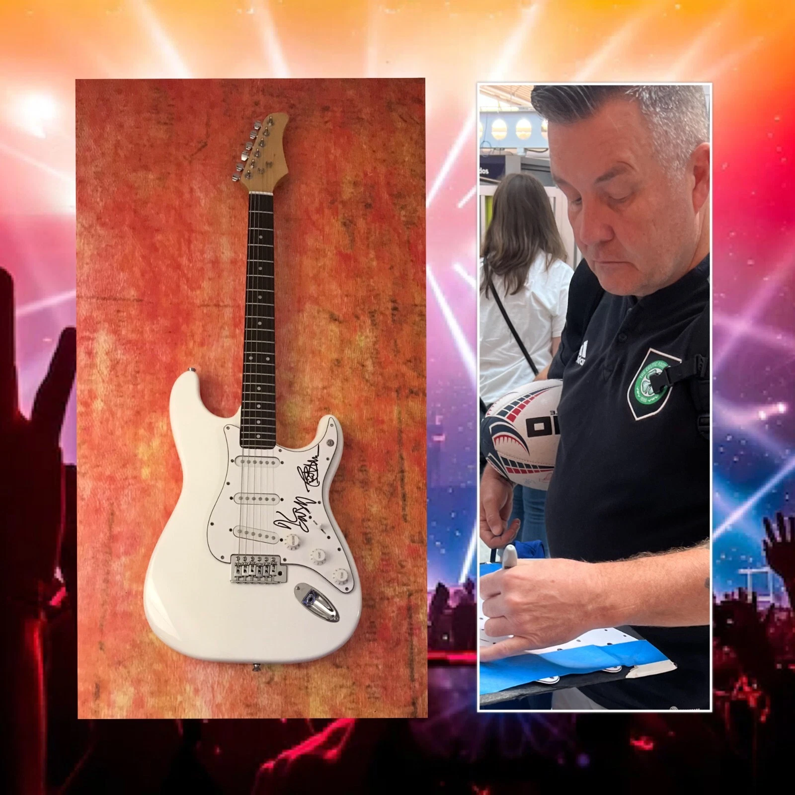 GFA Ken Casey x2 Band * DROPKICK MURPHYS * Signed Electric Guitar PROOF COA
