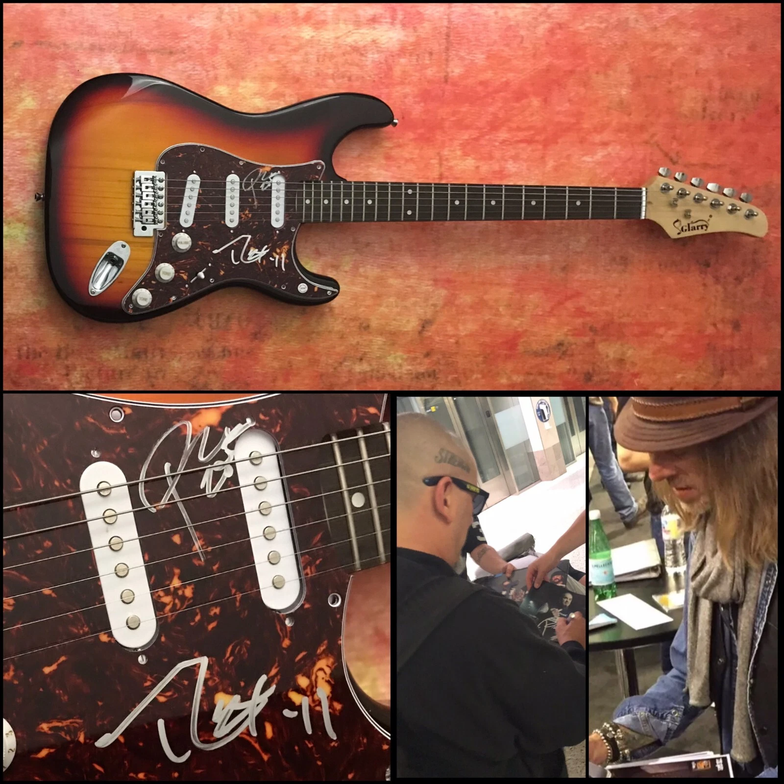 GFA Phil Anselmo & Rex Brown * PANTERA * Band Signed Electric Guitar PROOF COA
