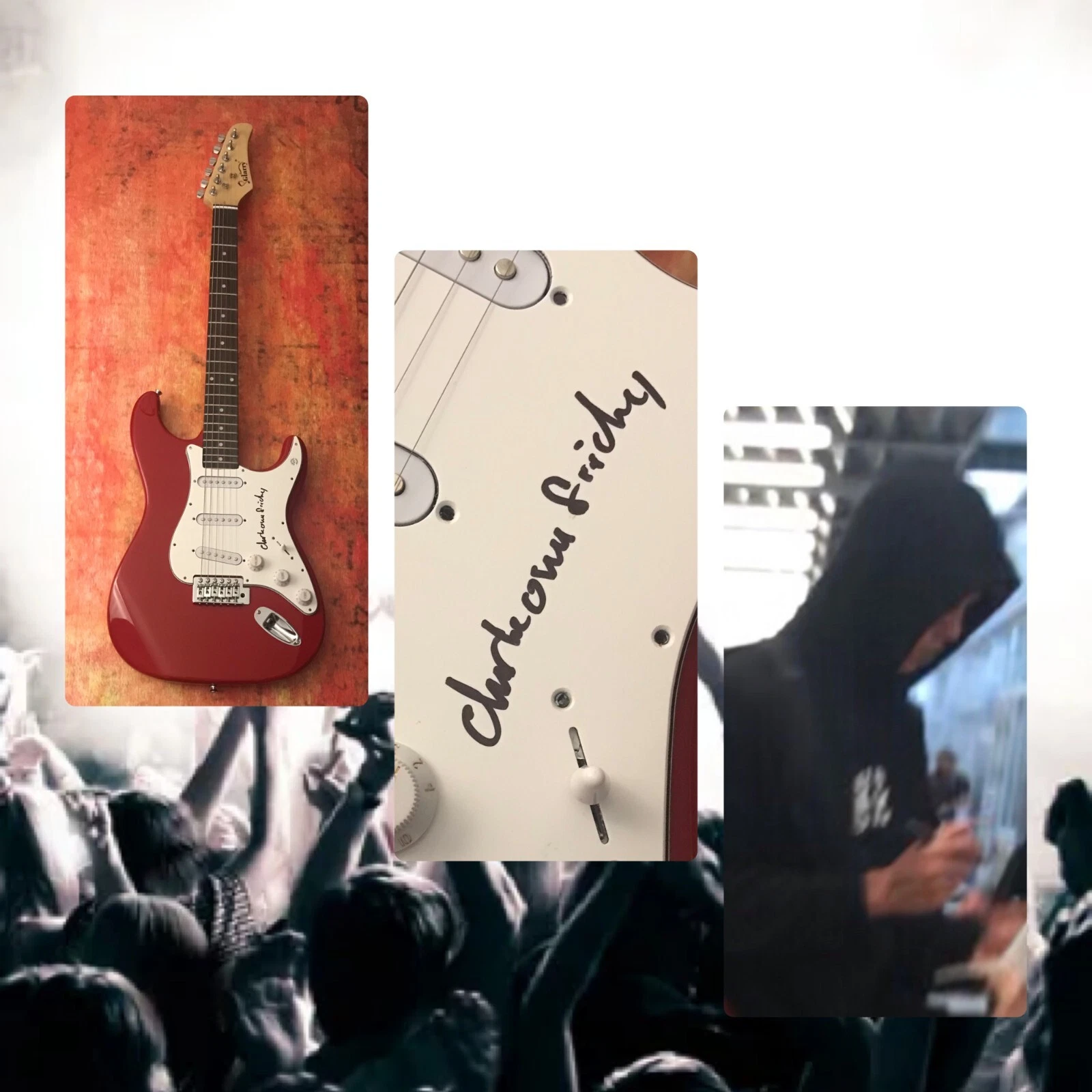 GFA Onnafriday Star Charlie * CHARLIEONAFRIDAY * Signed Electric Guitar COA
