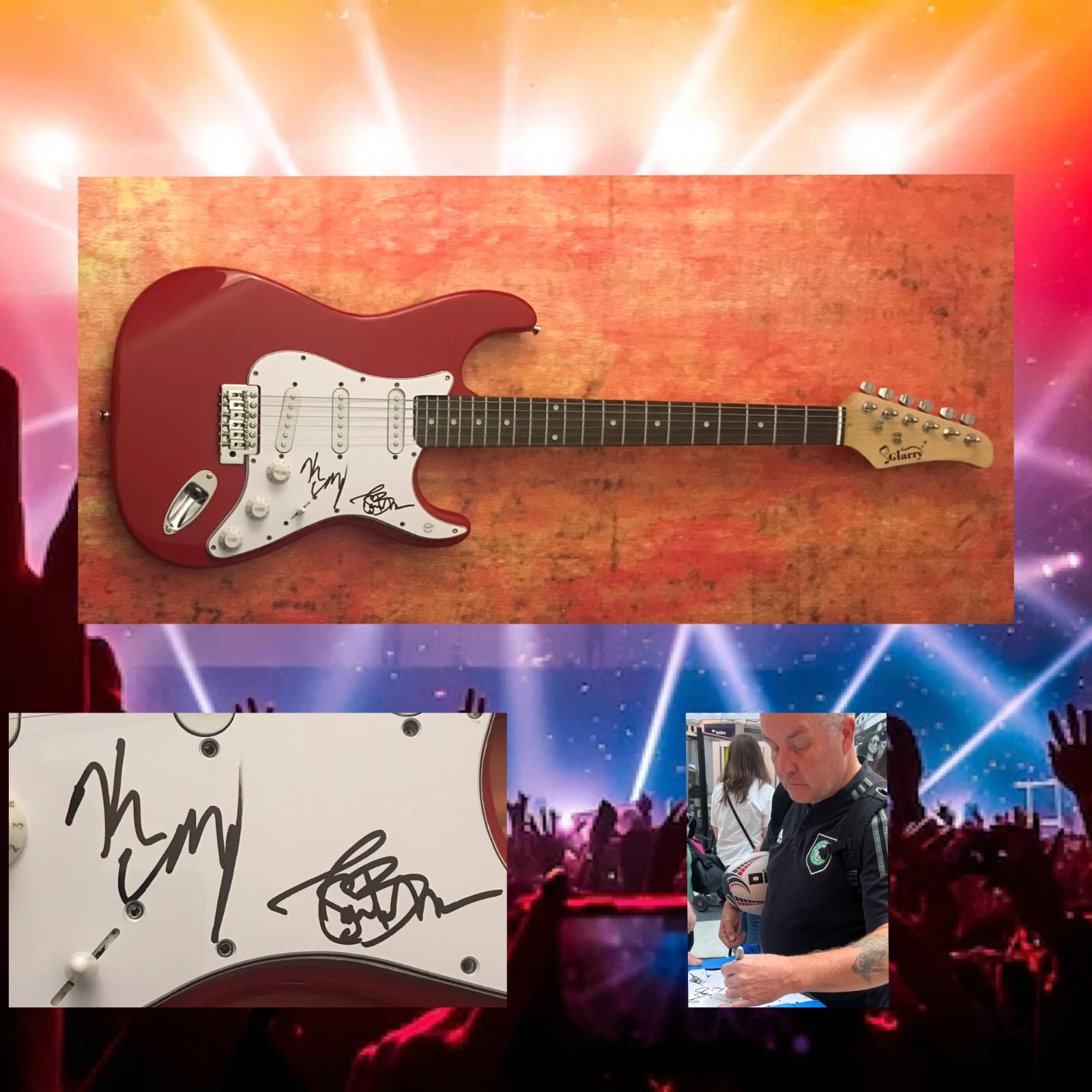 GFA Ken Casey x2 Band * DROPKICK MURPHYS * Signed Electric Guitar PROOF COA
