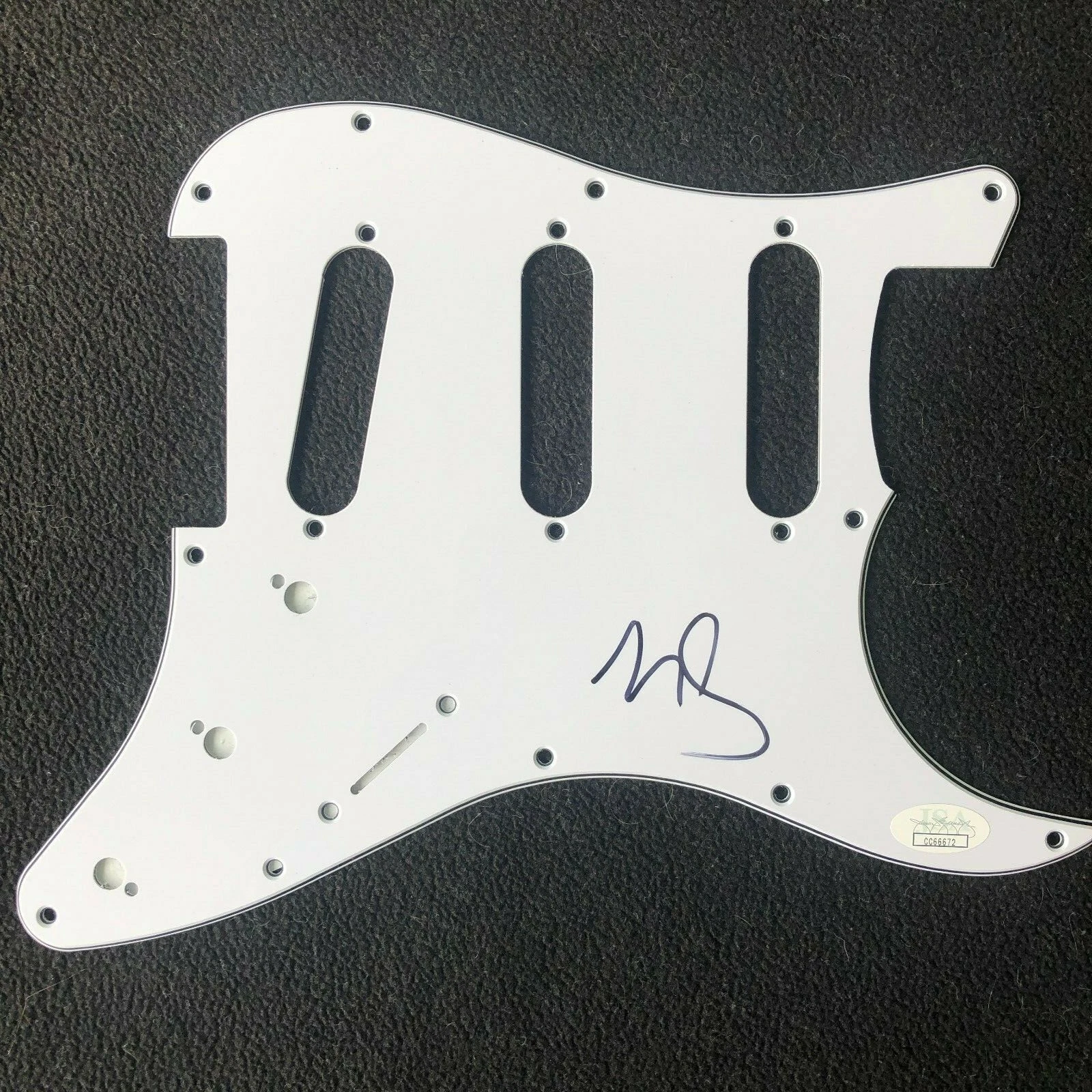 Mark Wahlberg signed Pickguard JSA COA Guitar Marky Mark Z182

