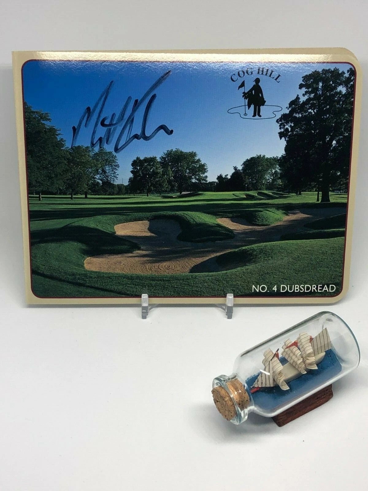 Matt Kuchar signed Cog Hill Scorecard JSA COA 1997 US Amateur Masters PGA Z171
