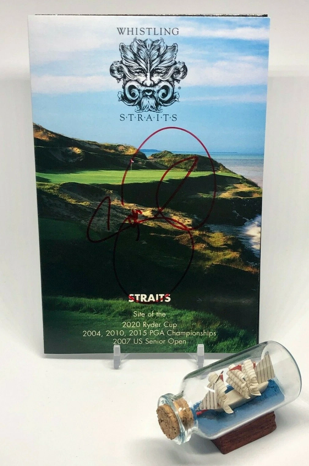 Jason Day signed Whistling Straits Scorecard JSA COA 2015 PGA Champ Masters Z172

