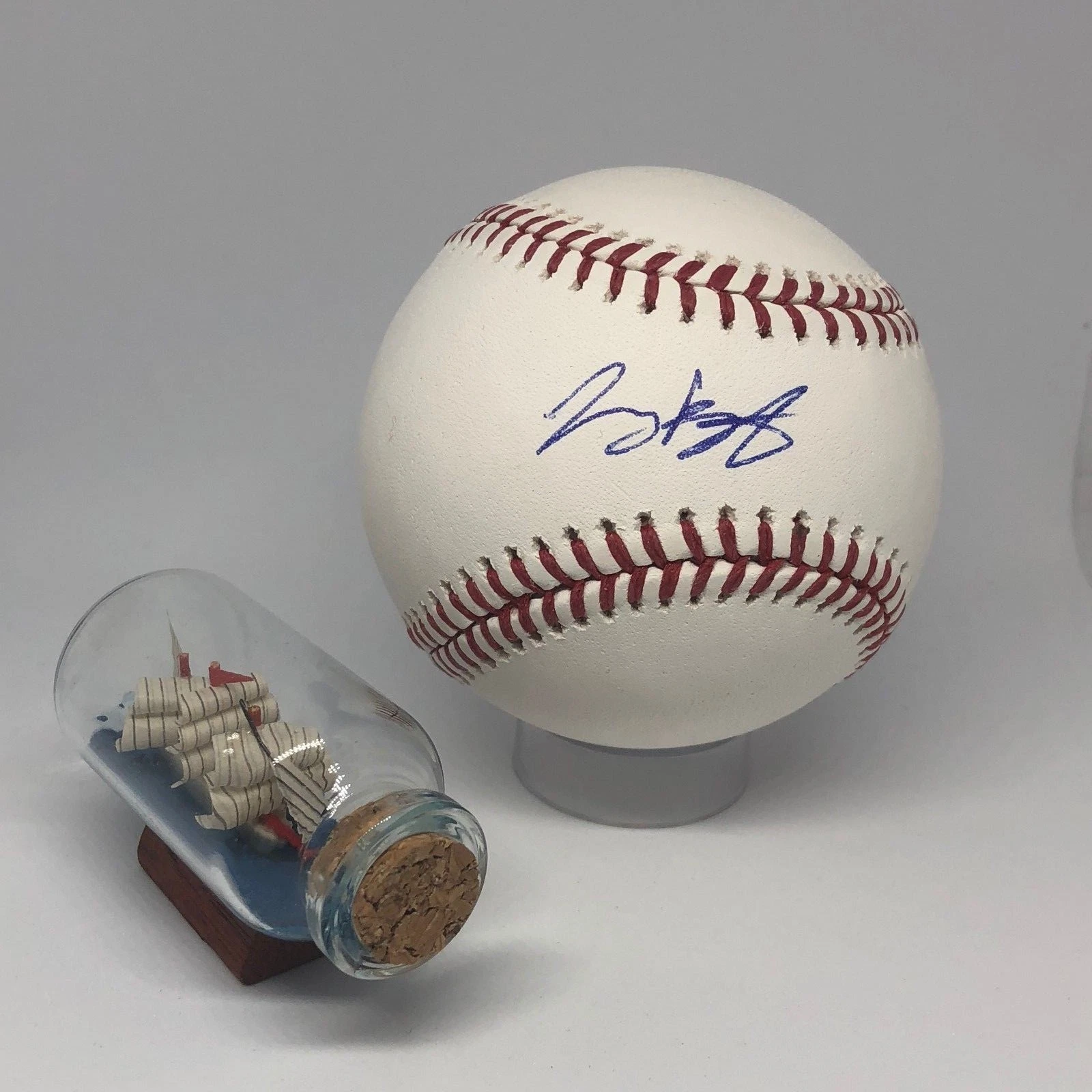 Joey Bart signed Rawlings Official OML Baseball JSA COA SF Giants A663
