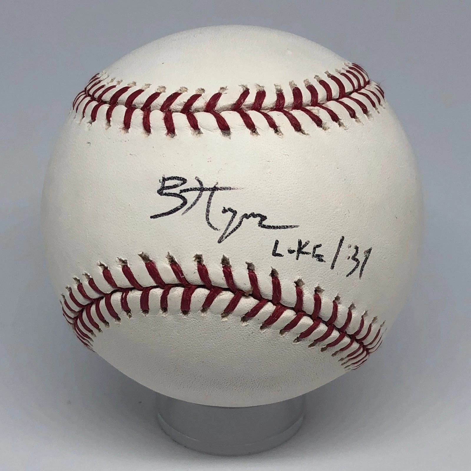 Early Bryce Harper signed Rawlings OML baseball JSA COA vintage auto HOF A321
