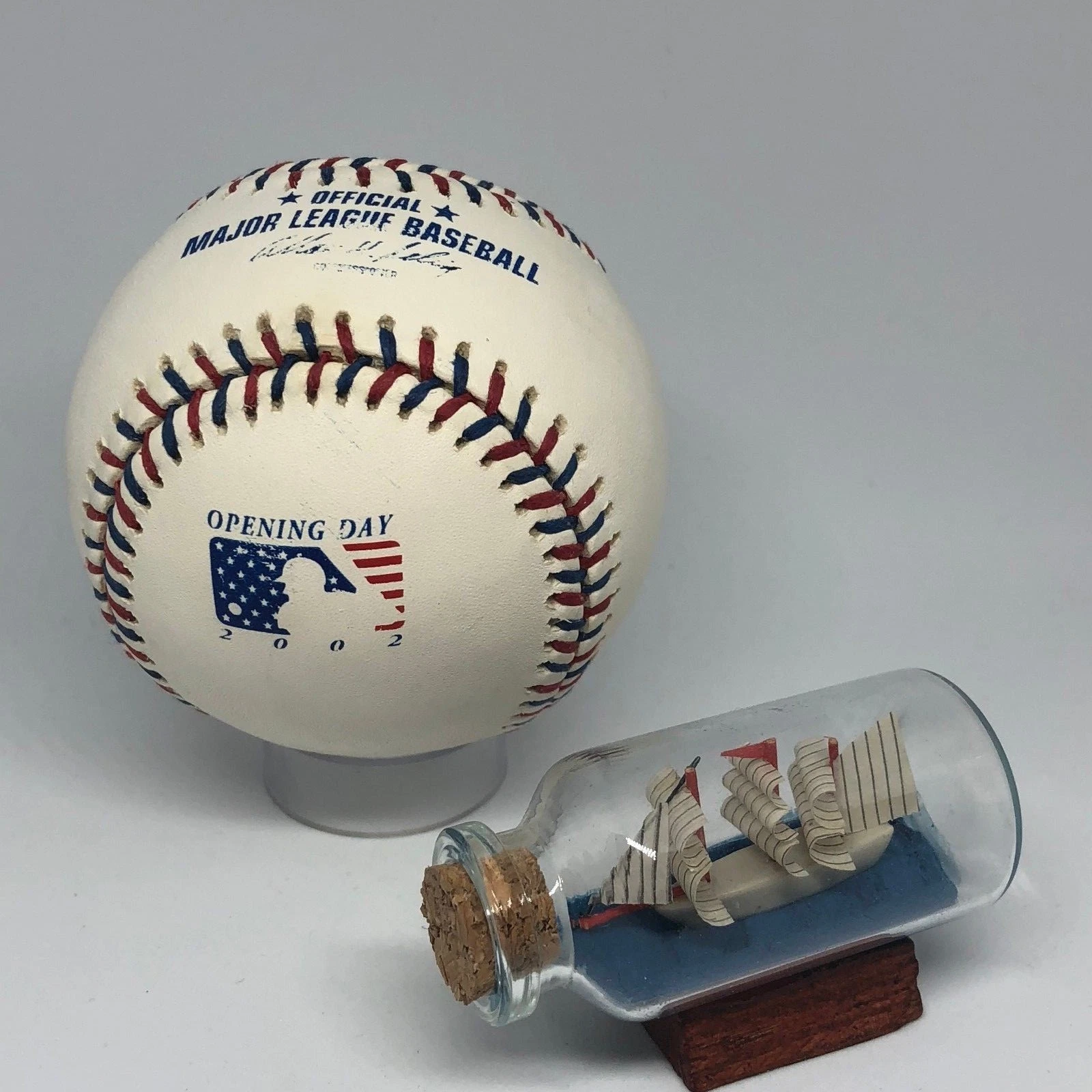 Rawlings Official 2002 Opening Day Unsigned Baseball Logo U41
