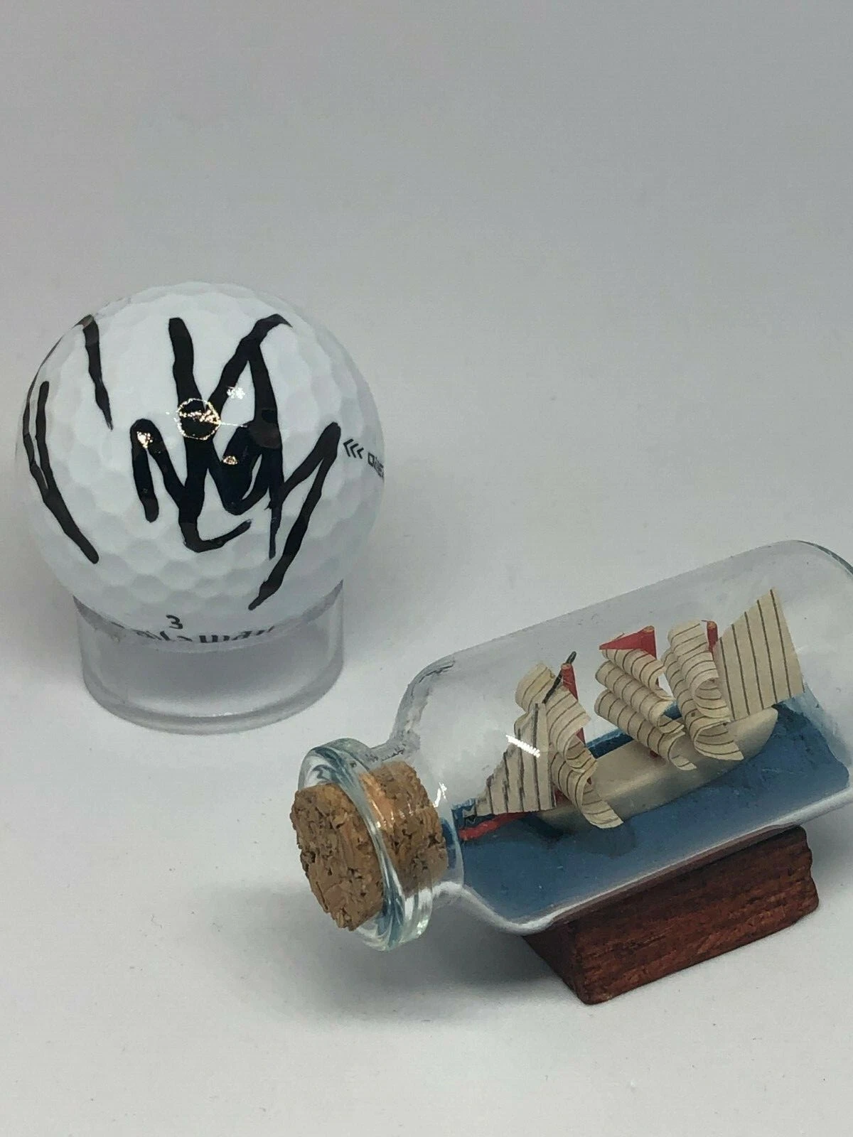 Francesco Molinari signed Ryder Cup Logo Golf Ball JSA COA PGA Golfer A1690
