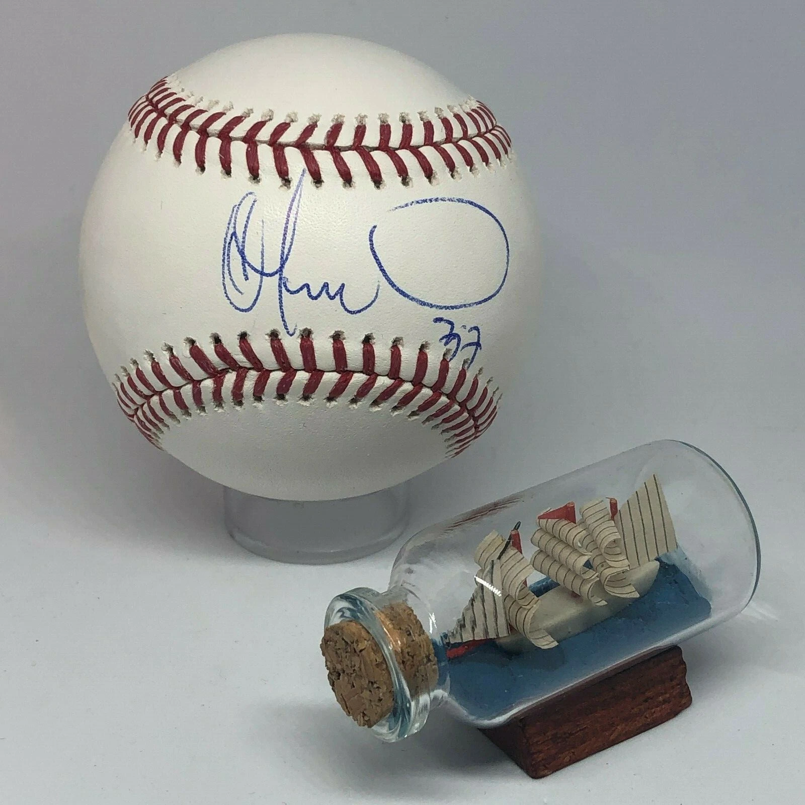 Carlos Martinez signed Rawlings OML Baseball JSA COA Cardinals All Star A1496
