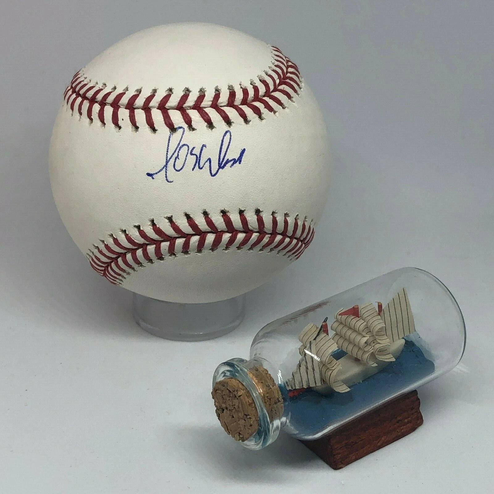 Jose Martinez signed Rawlings OML Baseball JSA COA Cardinals A1548
