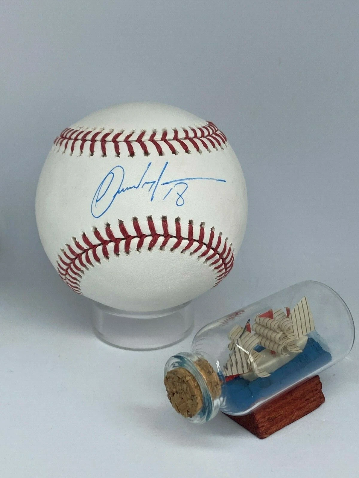 Carlos Martinez signed Rawlings OML Baseball JSA COA Cardinals All Star A1883

