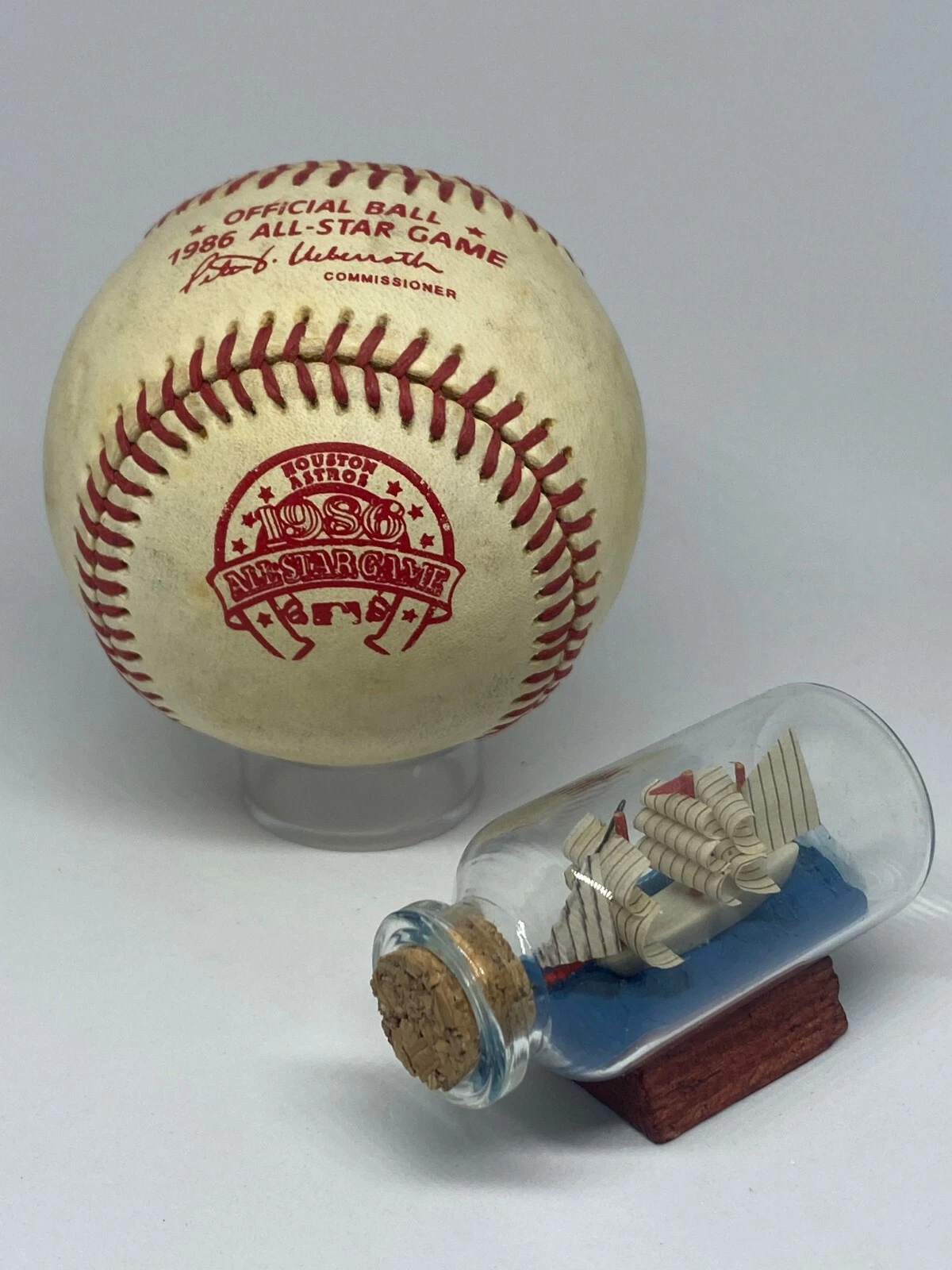 Rawlings Official 1986 All Star Unsigned Logo Baseball RED MISPRINT Rare U189
