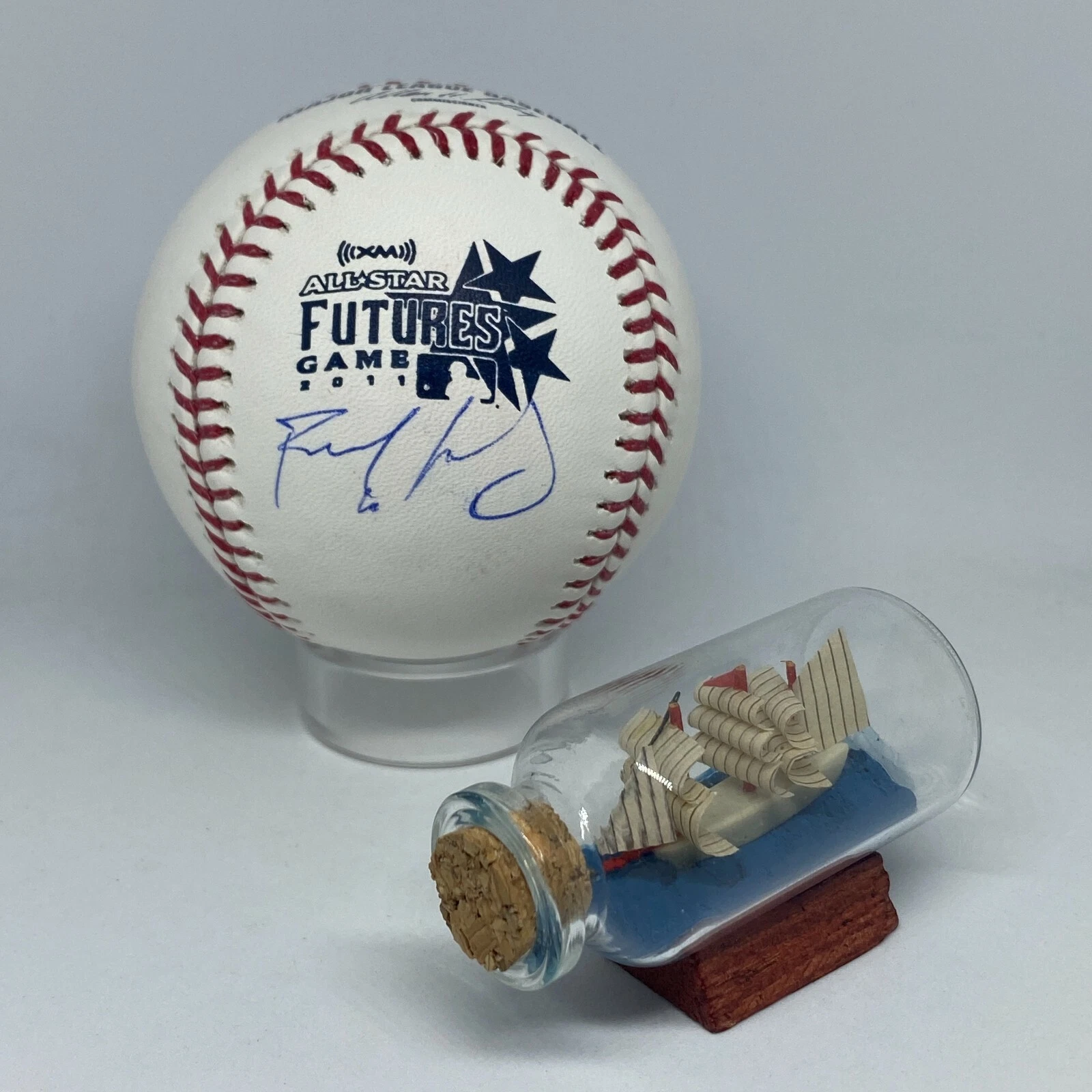 Paul Goldschmidt signed Rawlings 2011 Futures Game Logo Baseball JSA COA A2133
