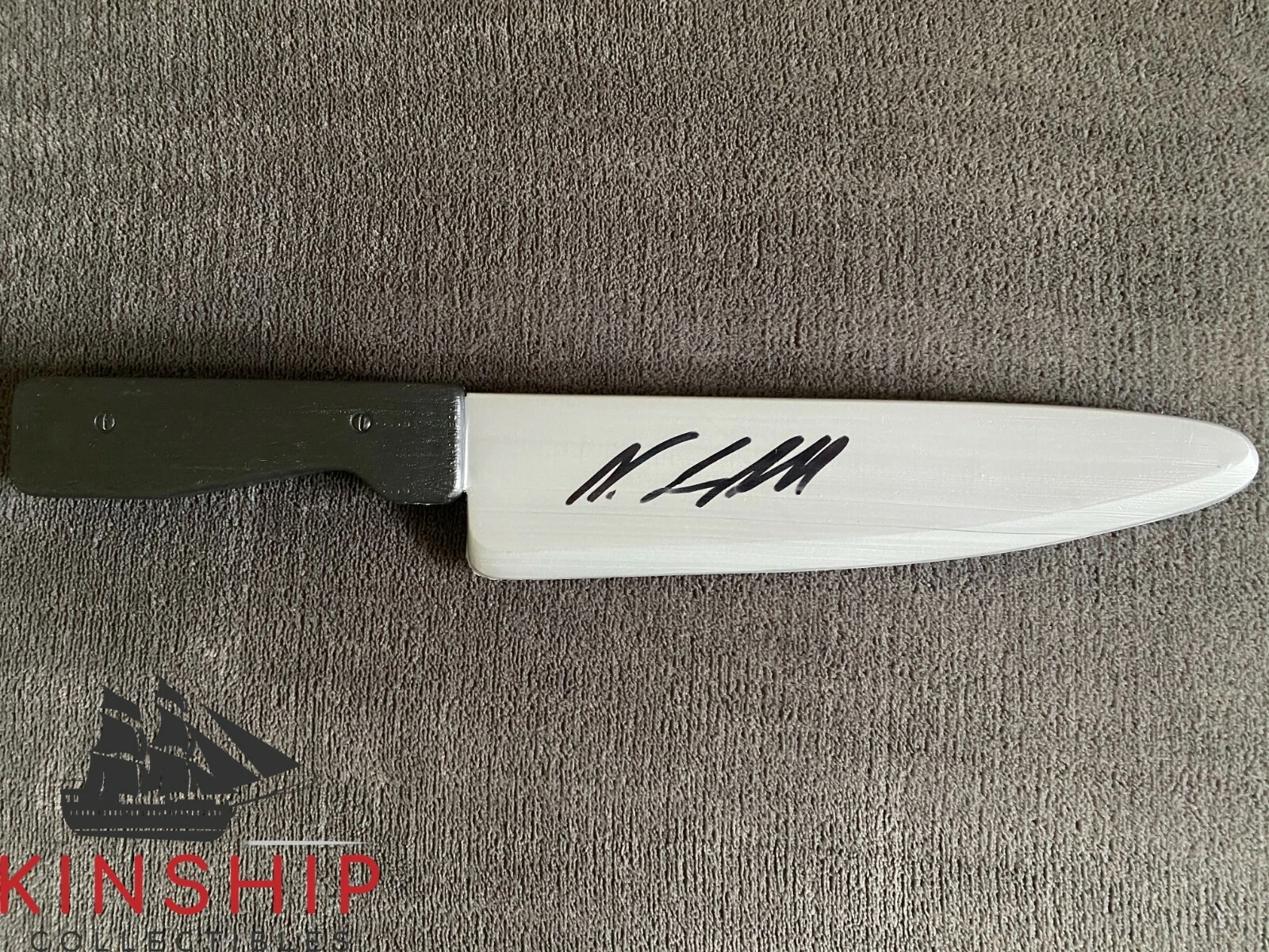 Neve Campbell signed Knife JSA COA Rare Plastic Knife Hot Sexy Scream ZQTY
