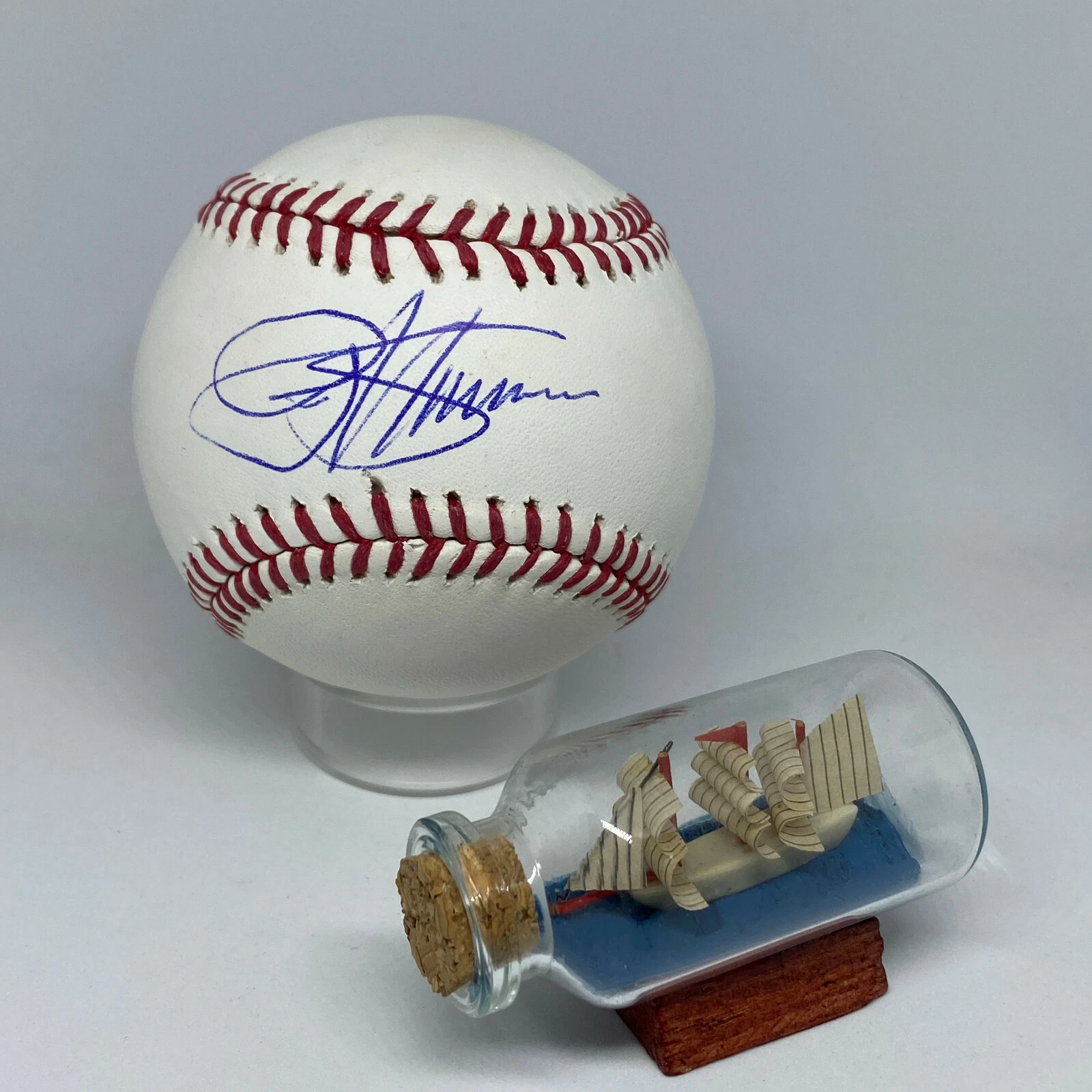 Gene Simmons signed Rawlings OML Baseball JSA COA Kiss Rockstar Rare Auto K10
