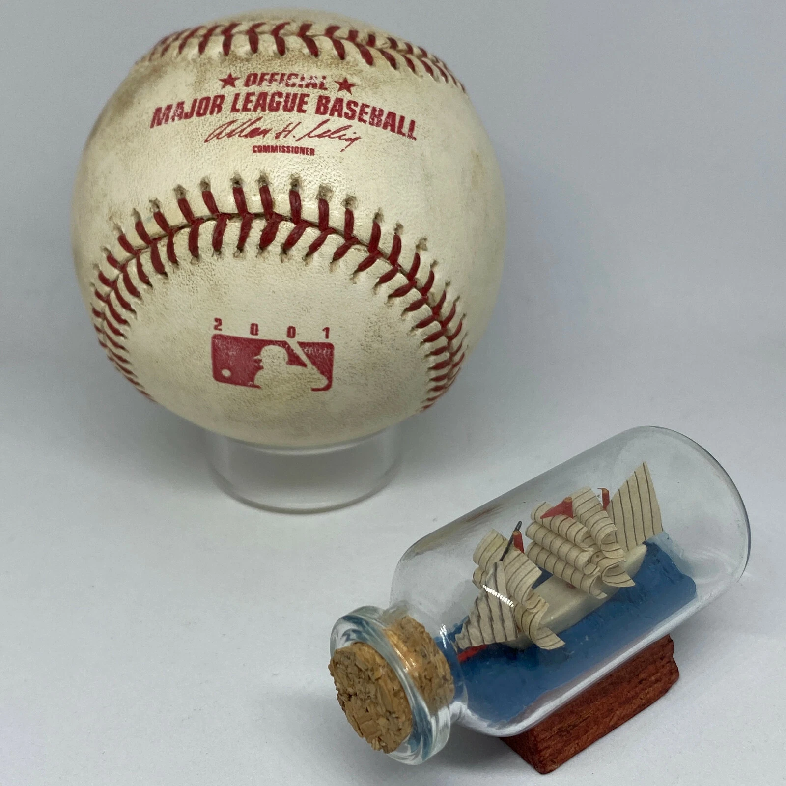 Rawlings Official 2001 Opening Day Unsigned Logo Baseball Rare Potential GU U266
