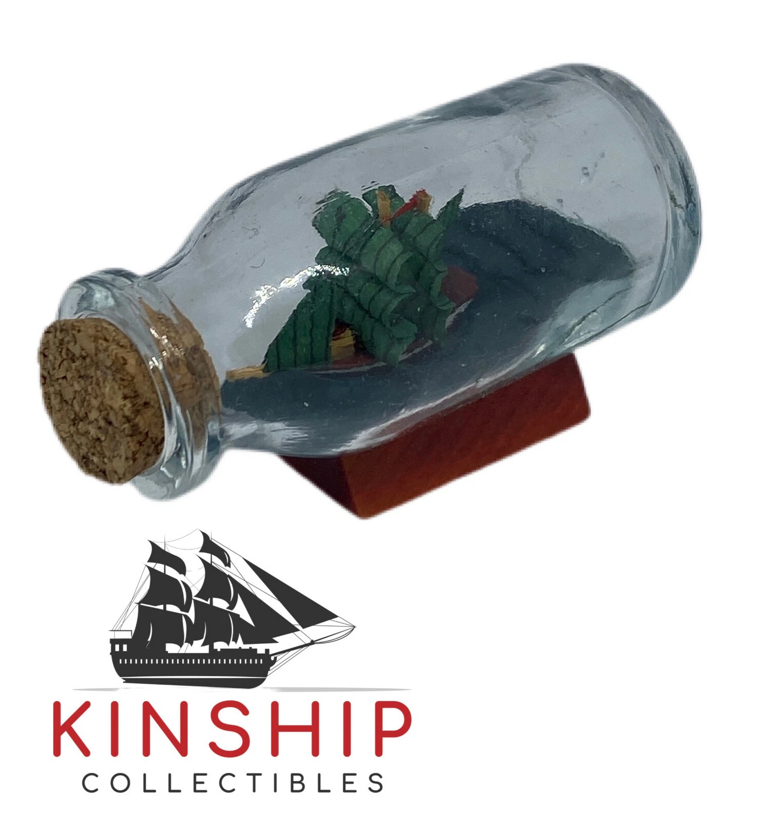 Official Kinship Collectibles Style Ship in a Bottle As Seen on Listings ZQTY
