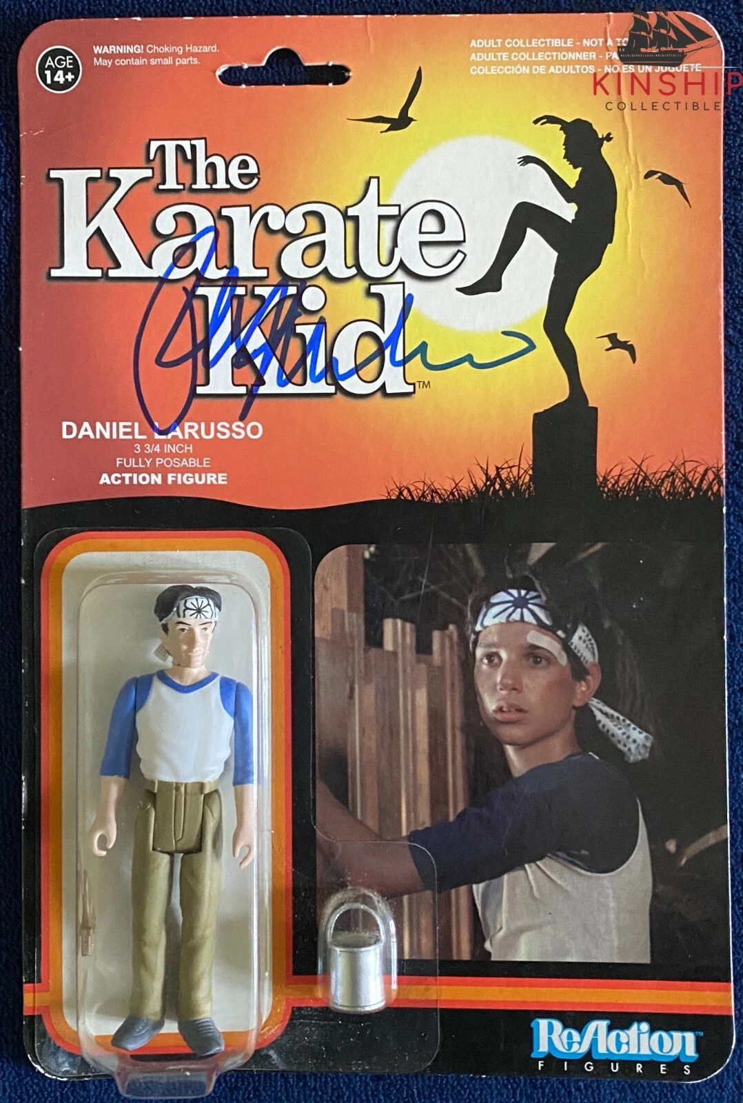 Ralph Macchio signed Action Figure JSA COA The Karate Kid Daniel LaRusso Z754
