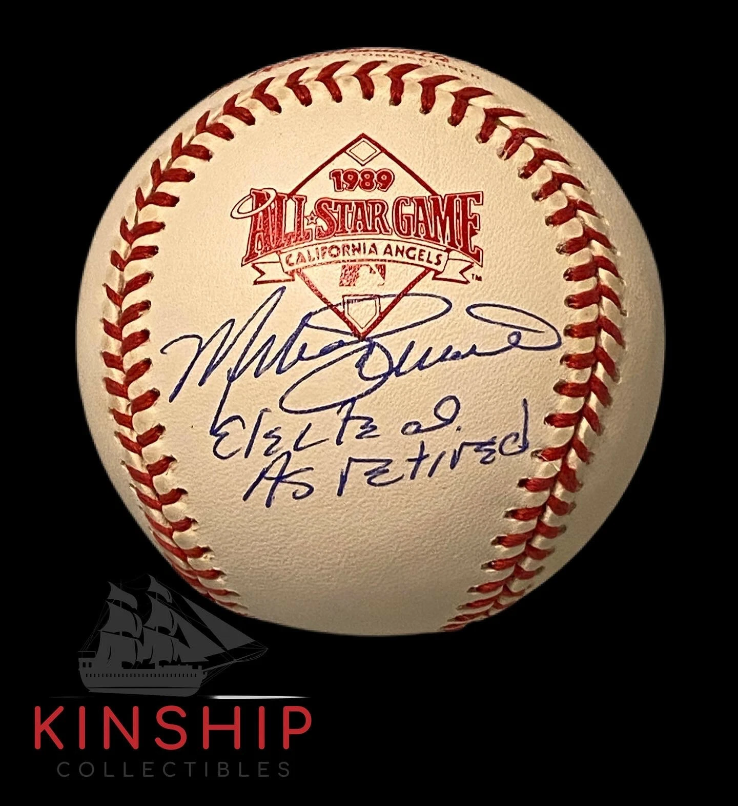 Mike Schmidt signed Rawlings 1989 All Star Logo Baseball JSA COA Inscribed A2315
