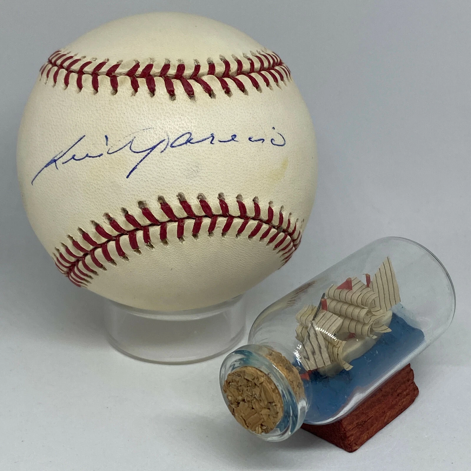 Luis Aparicio signed Rawlings OAL Baseball PSA DNA HOF White Sox A2334
