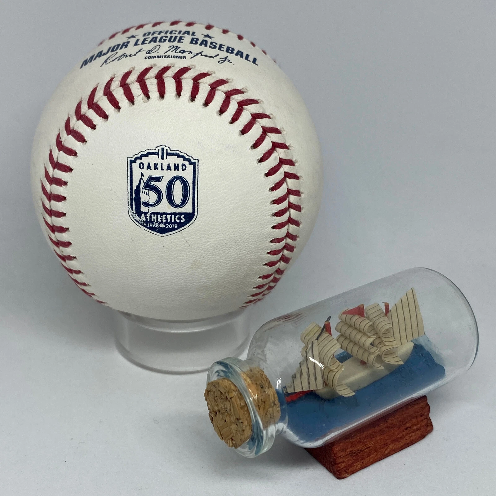 Rawlings Official Oakland A's 50th Anniversary Logo Baseball Rare Athletics U283
